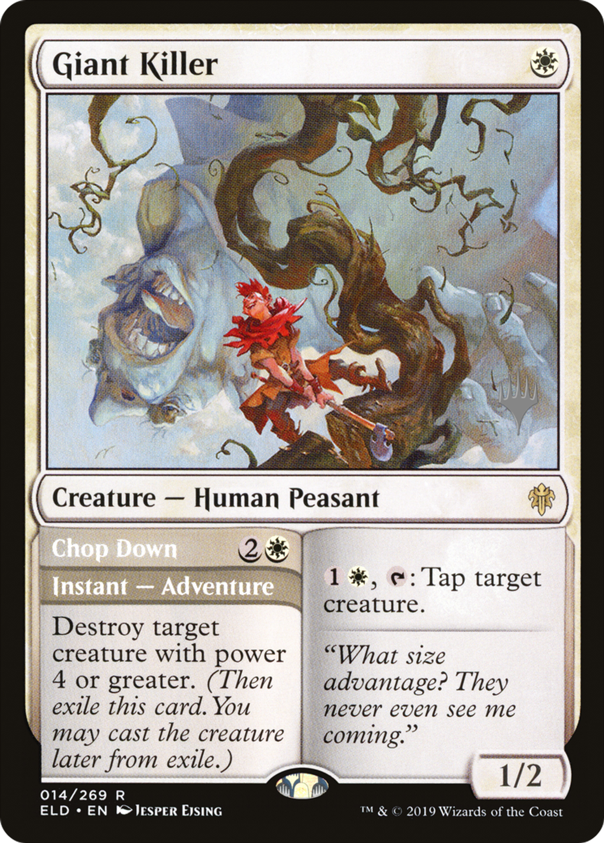 Tueur de géant // Petit bois — Throne of Eldraine Promos — Magic: The Gathering