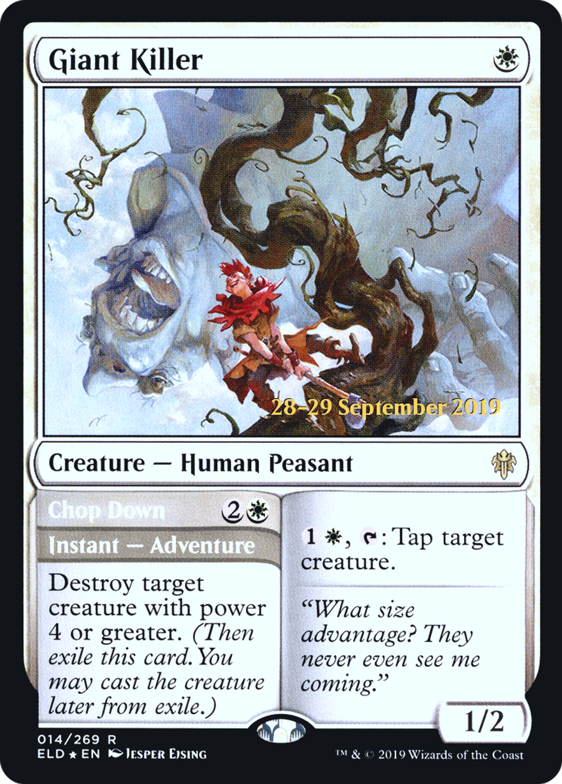 Tueur de géant // Petit bois — Throne of Eldraine Promos — Magic: The Gathering
