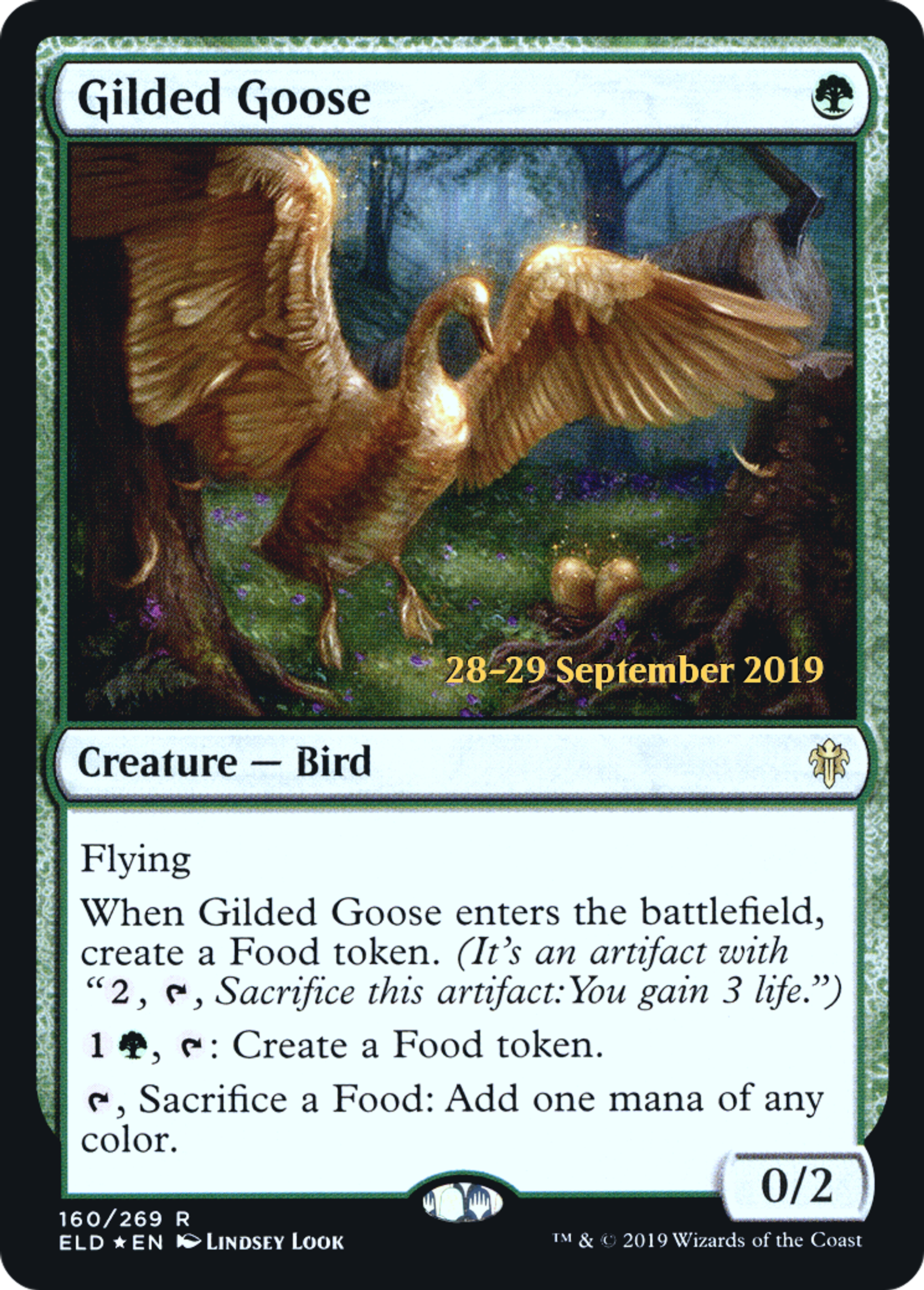 Oie d'or — Throne of Eldraine Promos — Magic: The Gathering