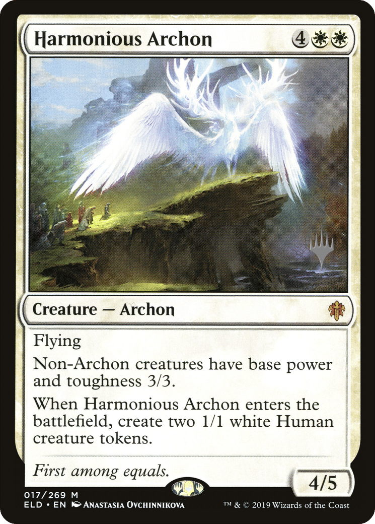 Harmonious Archon — Throne of Eldraine Promos — Magic: The Gathering