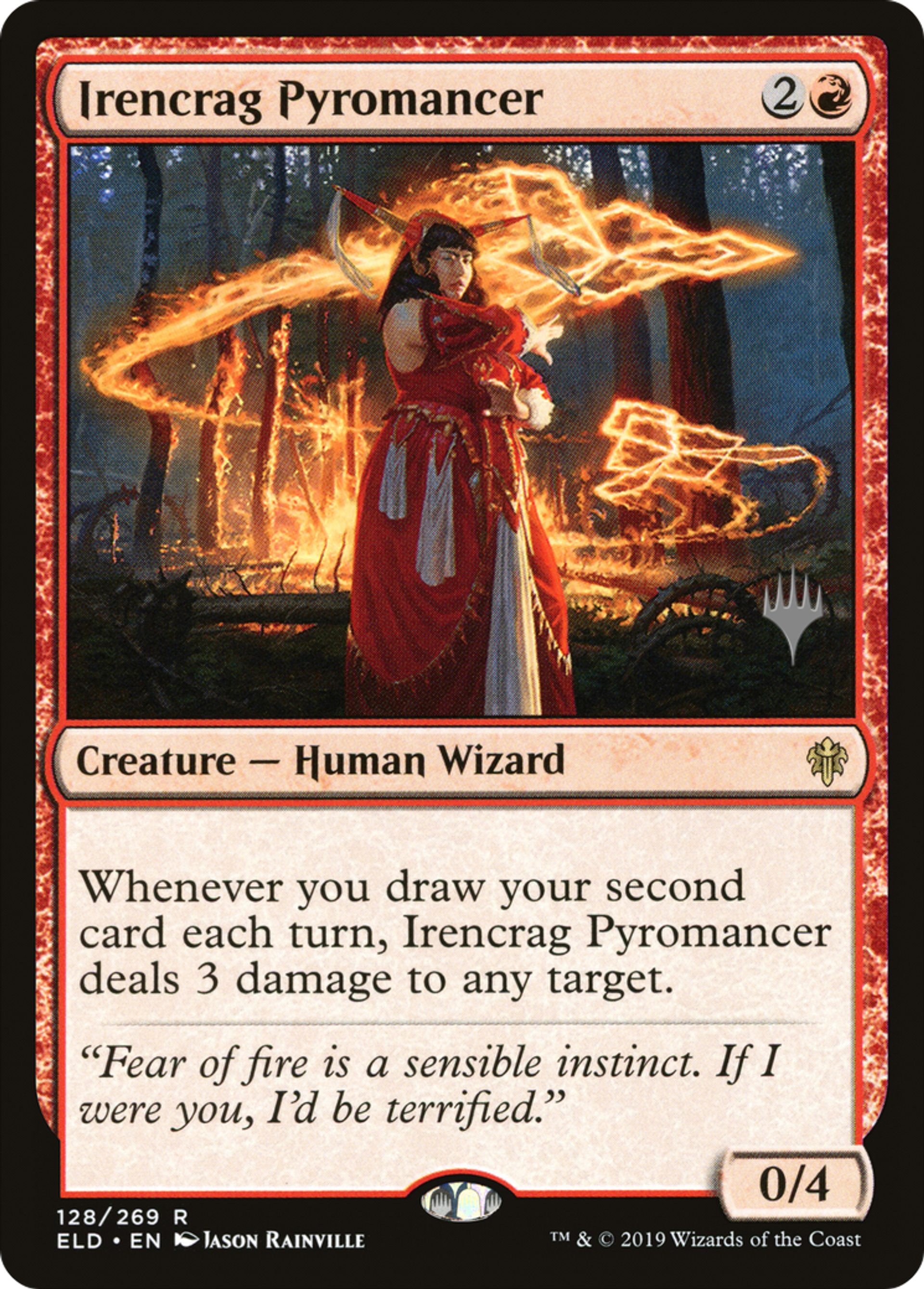 Pyromancienne de Culmefer — Throne of Eldraine Promos — Magic: The Gathering