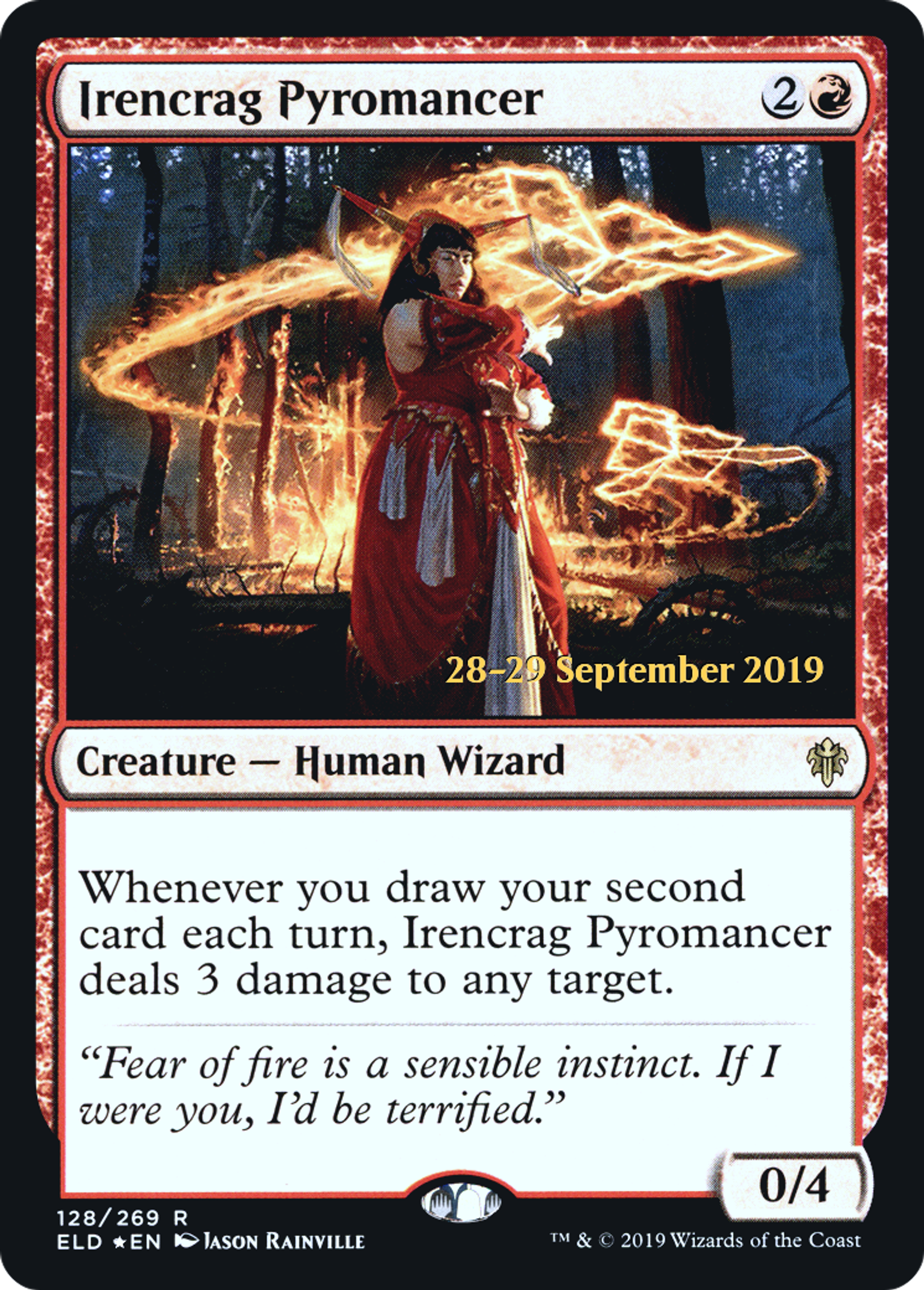 Pyromancienne de Culmefer — Throne of Eldraine Promos — Magic: The Gathering