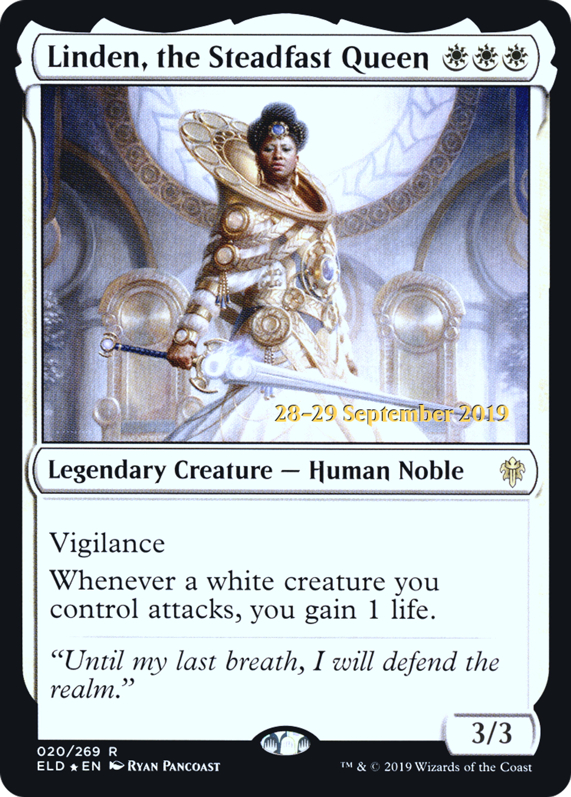 Linden, reine implacable — Throne of Eldraine Promos — Magic: The Gathering