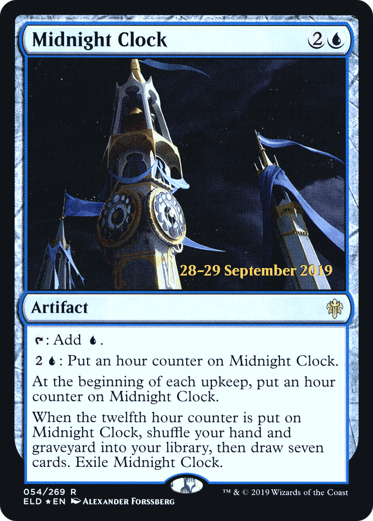 Midnight Clock — Throne of Eldraine Promos — Magic: The Gathering