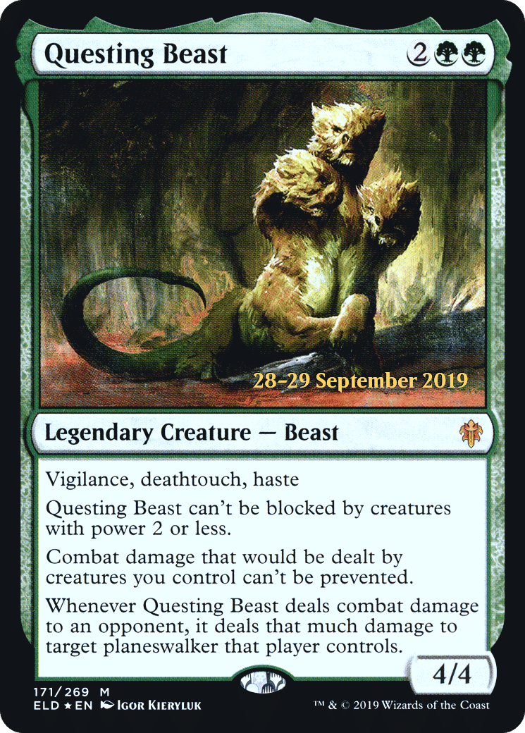 Questing Beast — Throne of Eldraine Promos — Magic: The Gathering