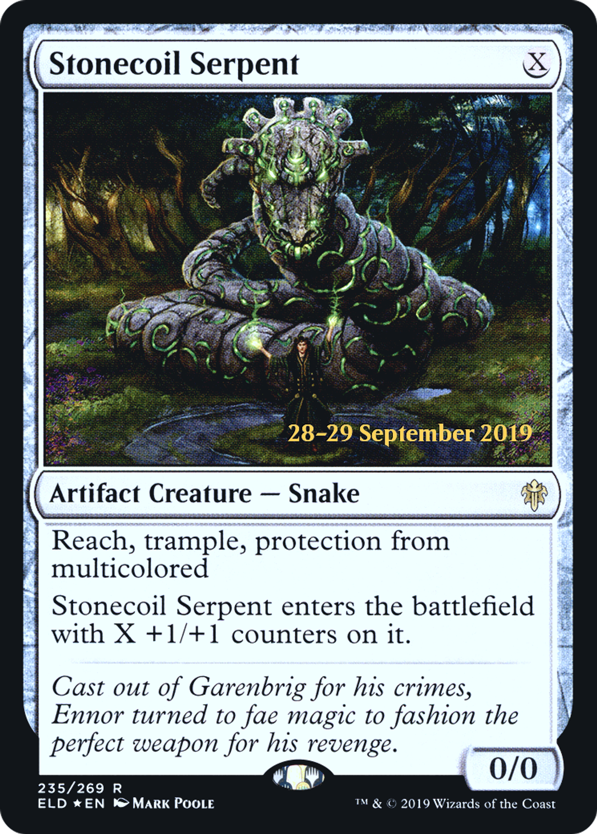 Grand serpent annoroc — Throne of Eldraine Promos — Magic: The Gathering