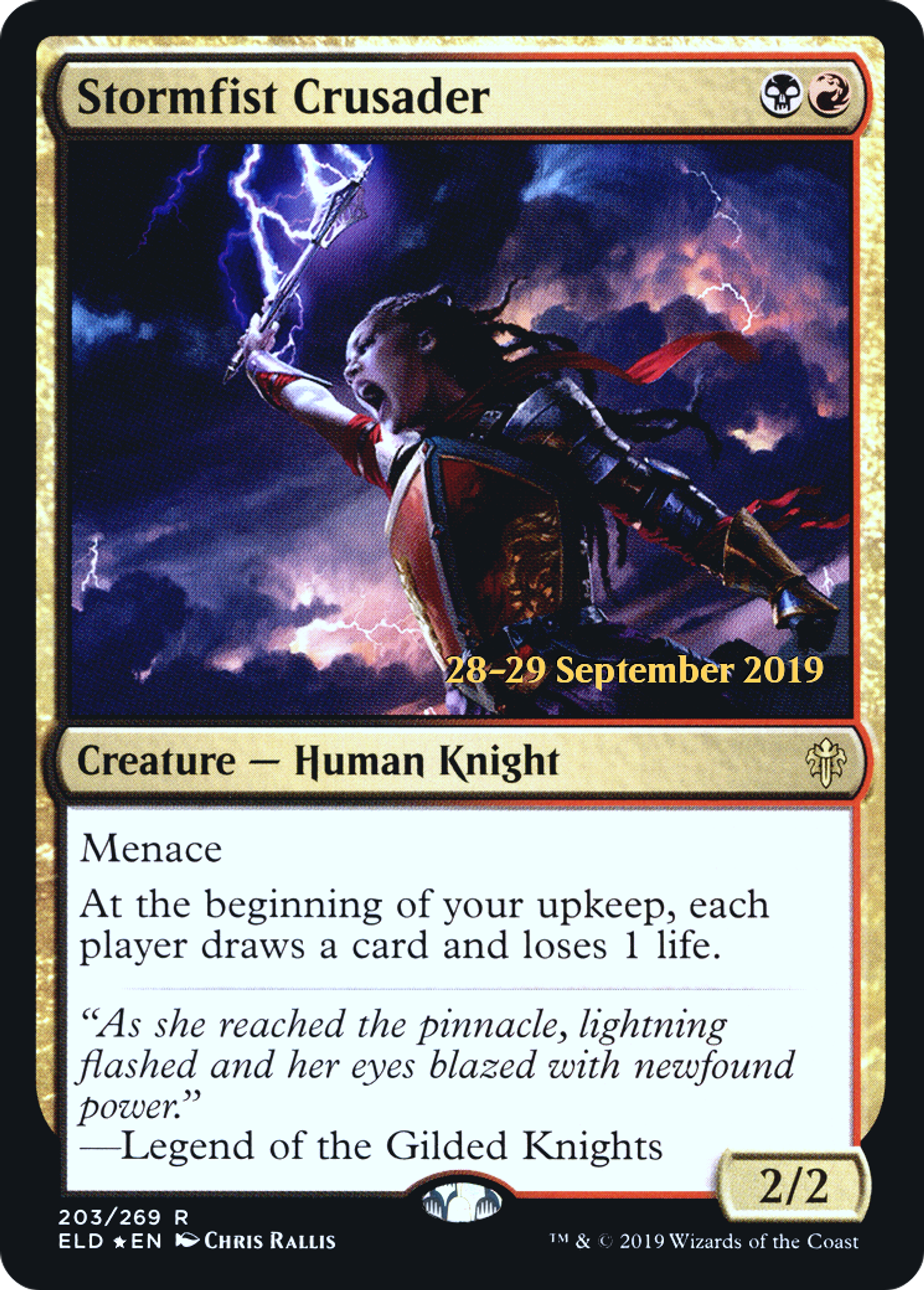 Croisée Poing-de-tempête — Throne of Eldraine Promos — Magic: The Gathering