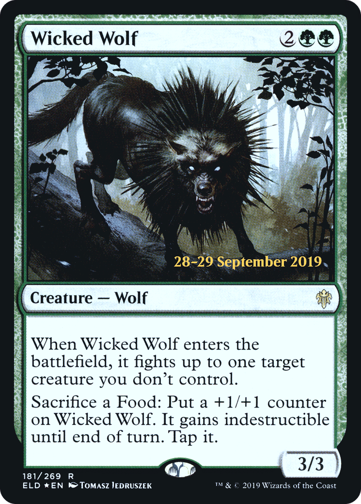 Méchant loup — Throne of Eldraine Promos — Magic: The Gathering