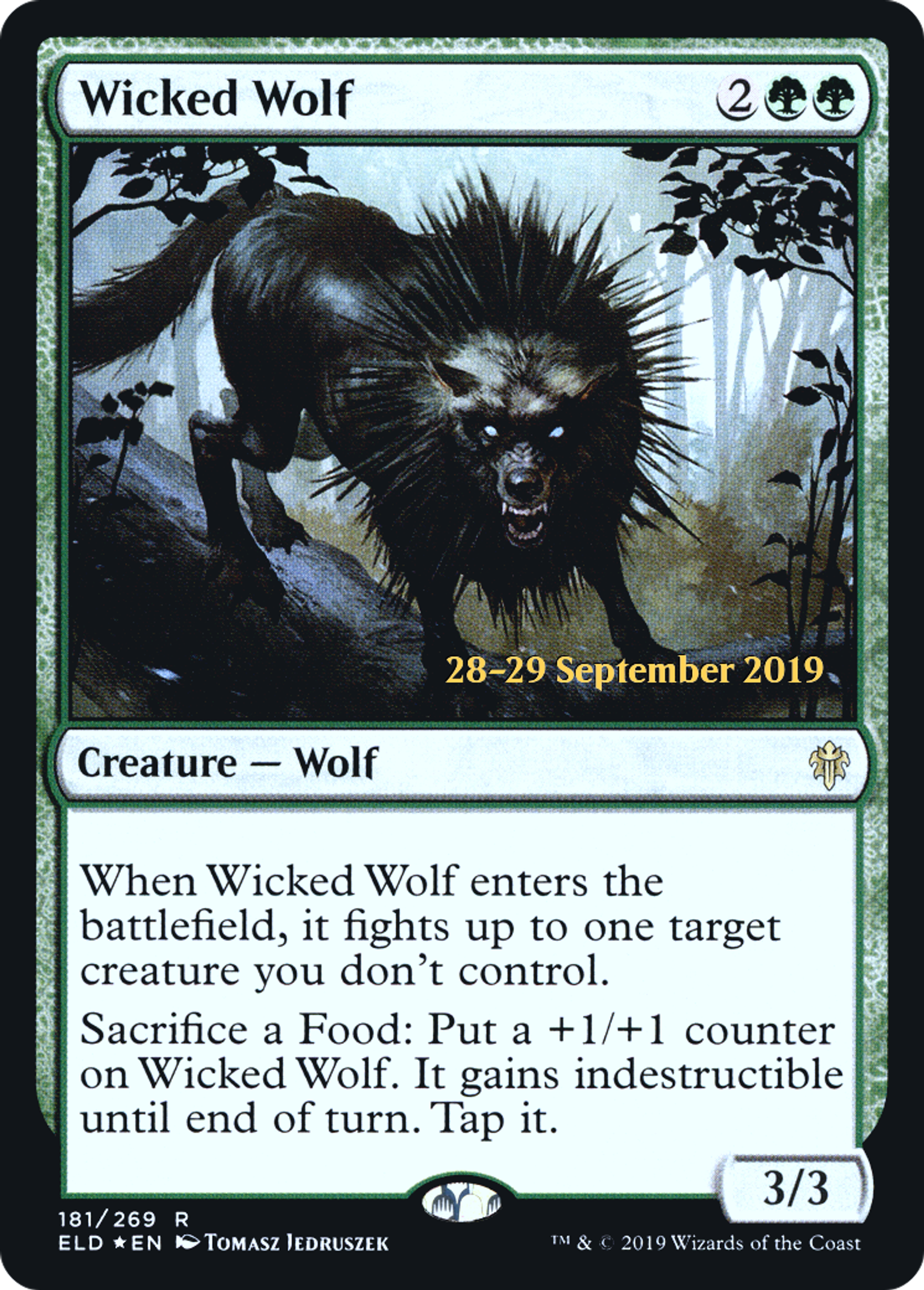Méchant loup — Throne of Eldraine Promos — Magic: The Gathering