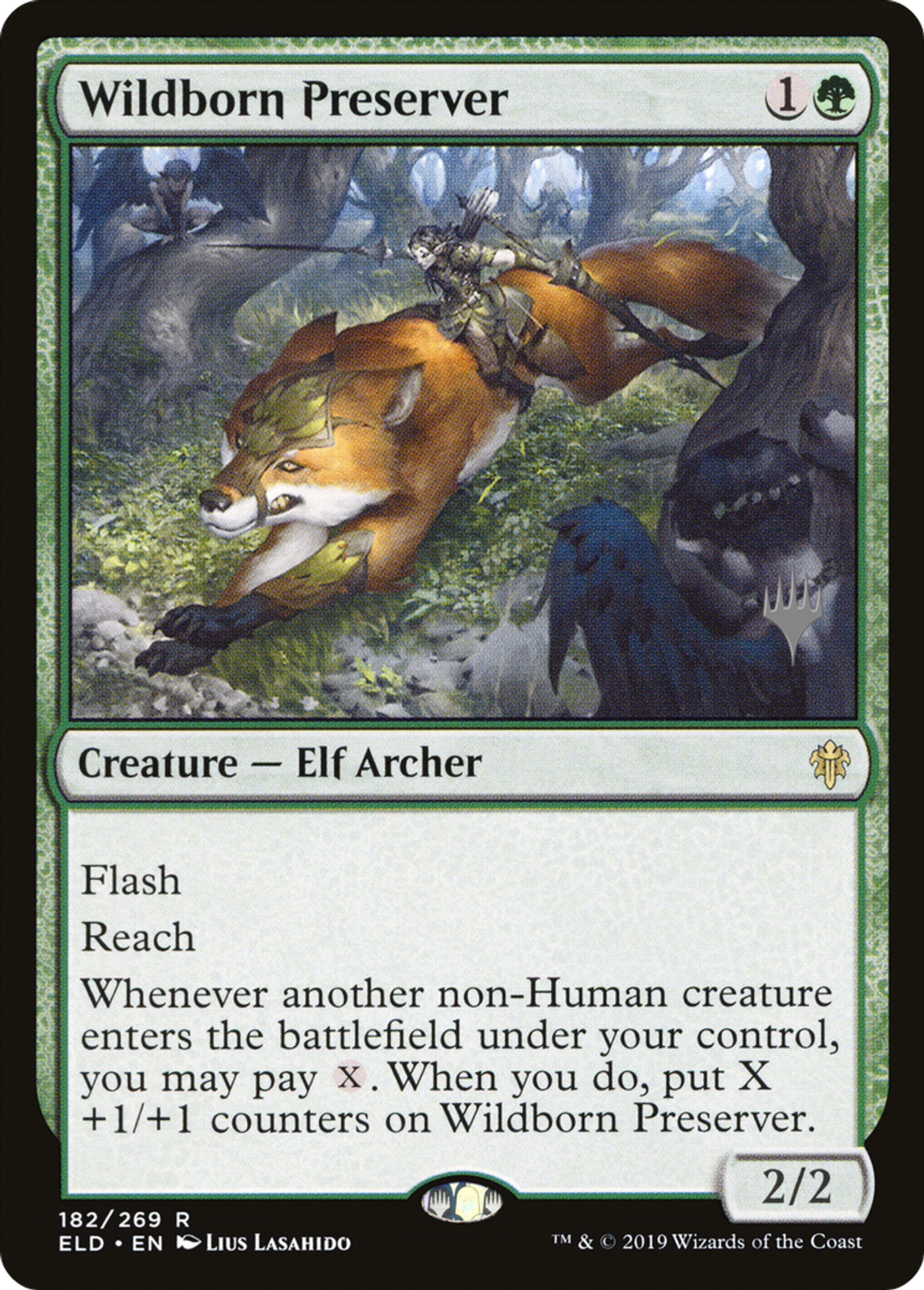 Préservateur né des friches — Throne of Eldraine Promos — Magic: The Gathering