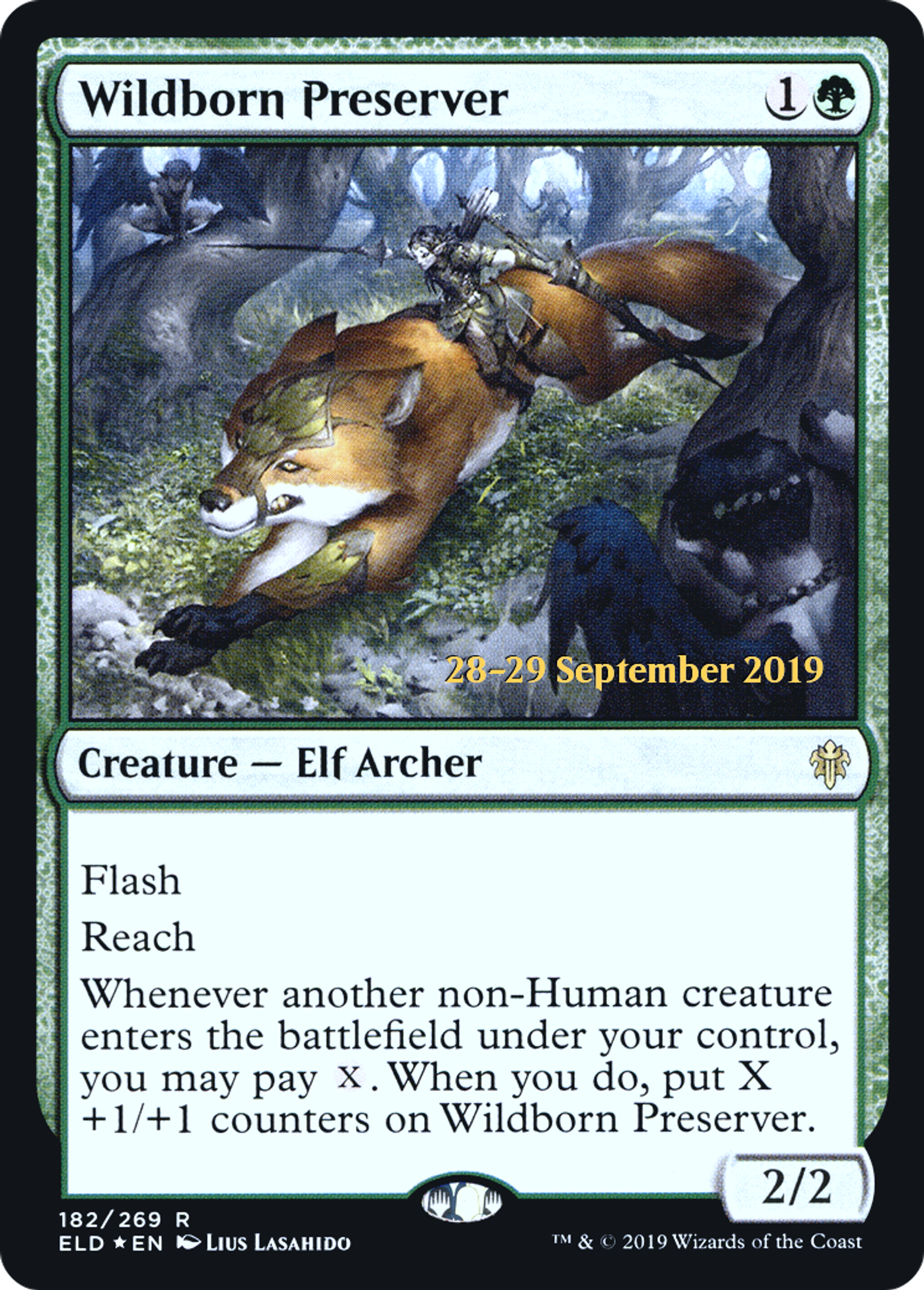 Préservateur né des friches — Throne of Eldraine Promos — Magic: The Gathering