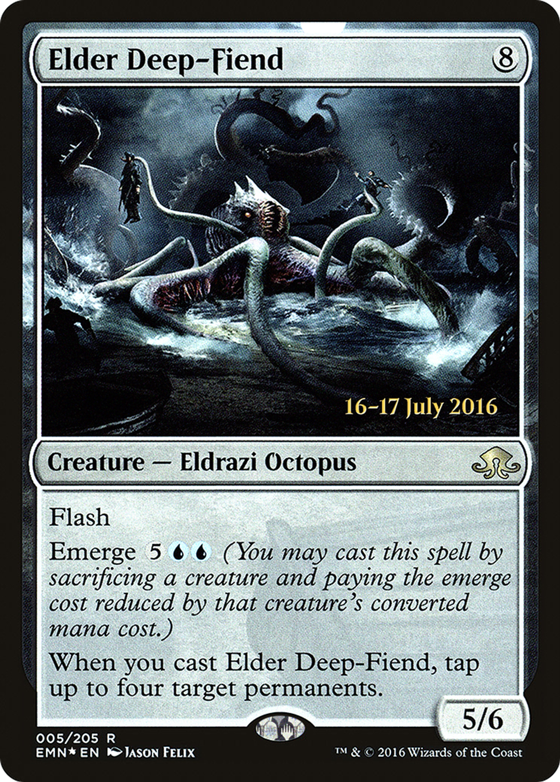 Elder Deep-Fiend — Eldritch Moon Promos — Magic: The Gathering
