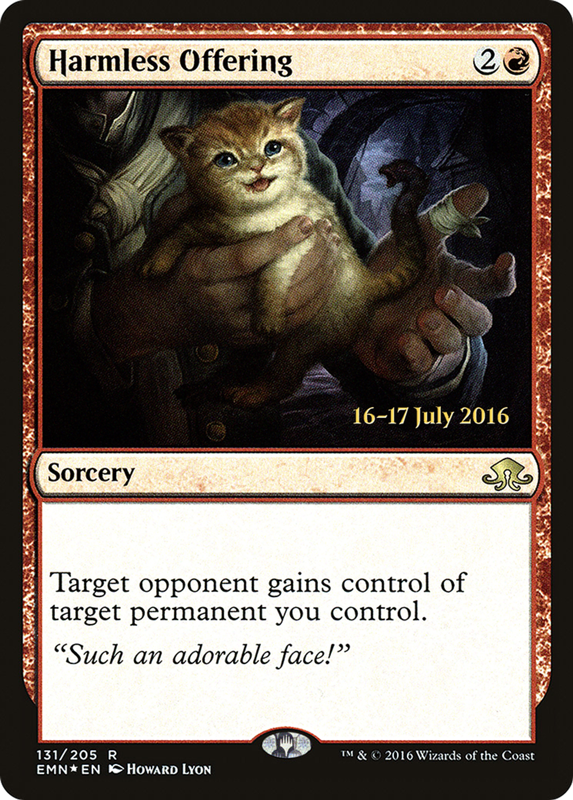 Harmless Offering — Eldritch Moon Promos — Magic: The Gathering