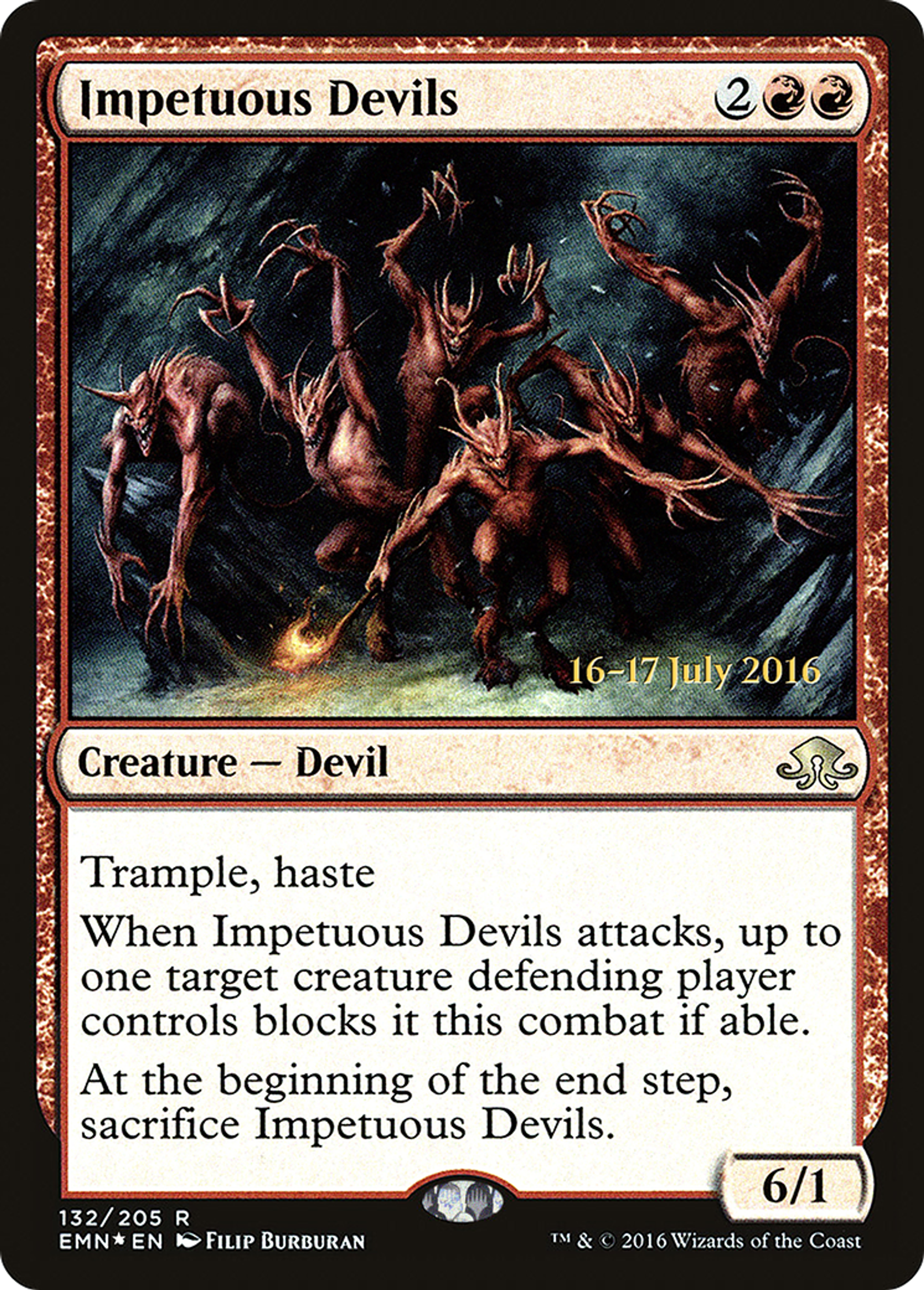 Impetuous Devils — Eldritch Moon Promos — Magic: The Gathering