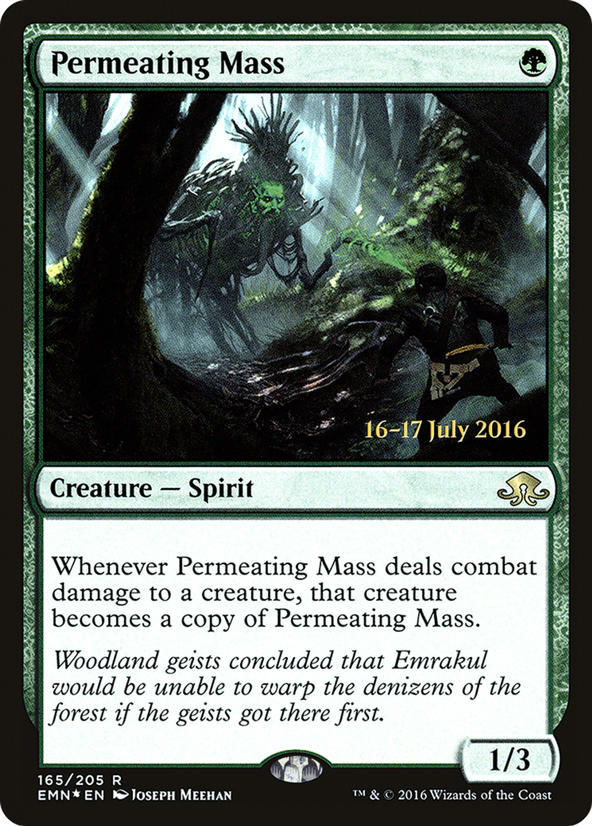 Permeating Mass — Eldritch Moon Promos — Magic: The Gathering