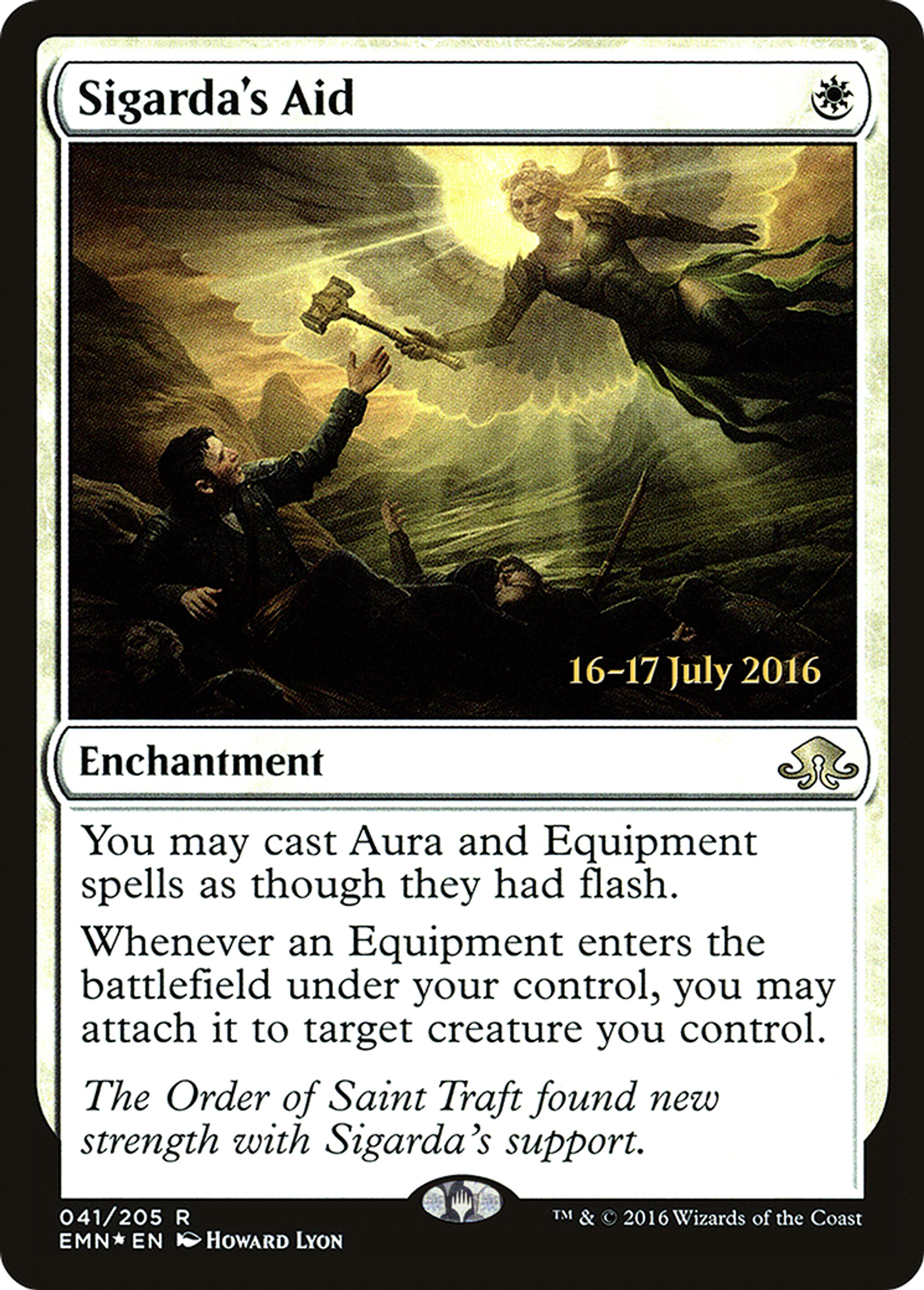 Sigarda's Aid — Eldritch Moon Promos — Magic: The Gathering