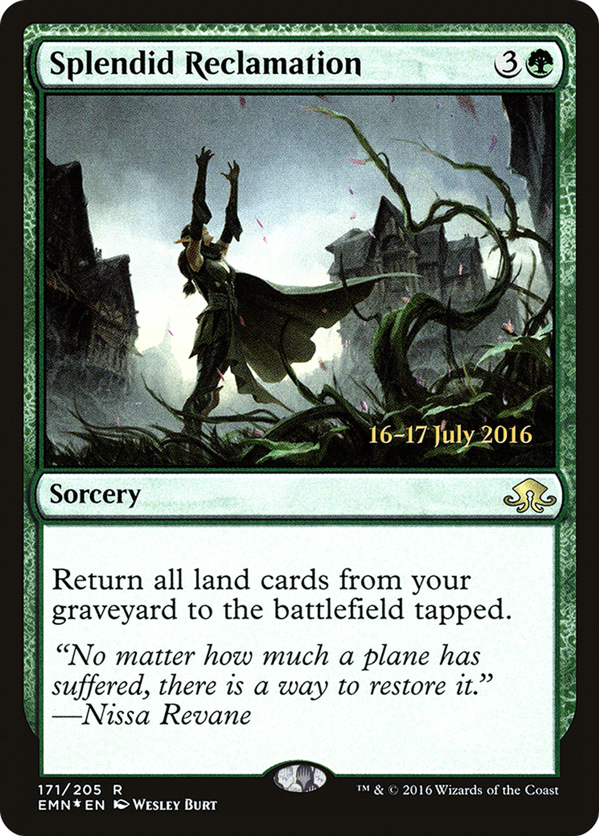 Splendid Reclamation — Eldritch Moon Promos — Magic: The Gathering