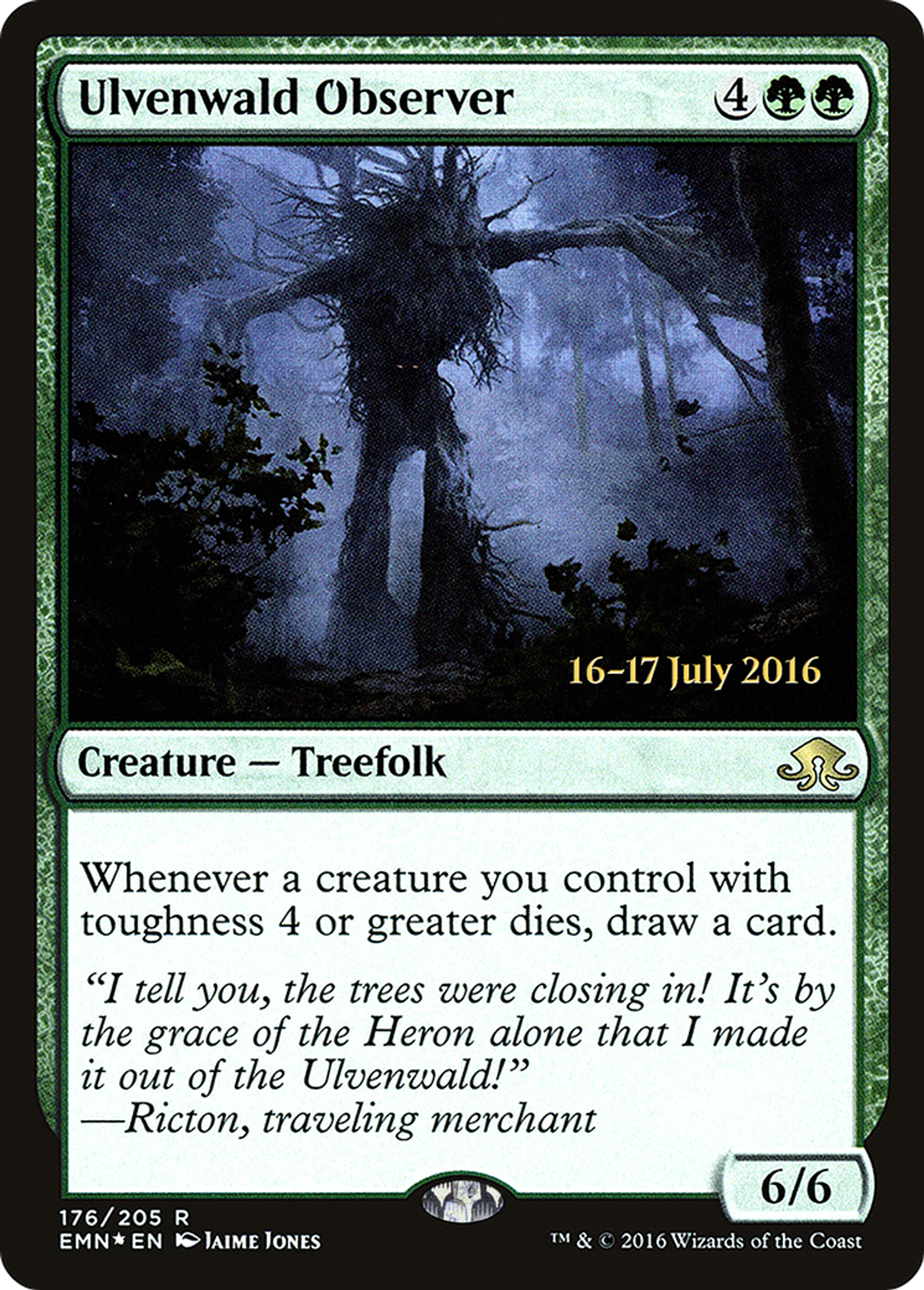 Ulvenwald Observer — Eldritch Moon Promos — Magic: The Gathering