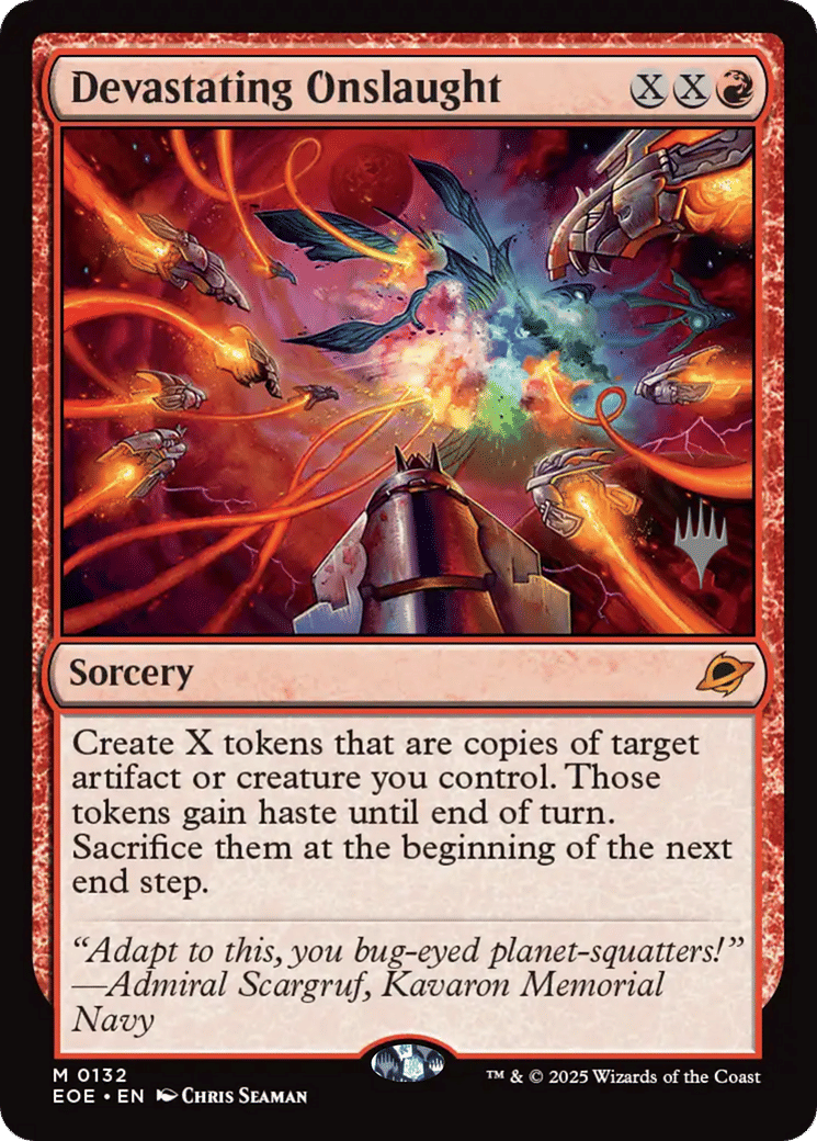 Devastating Onslaught — Edge of Eternities Promos — Magic: The Gathering