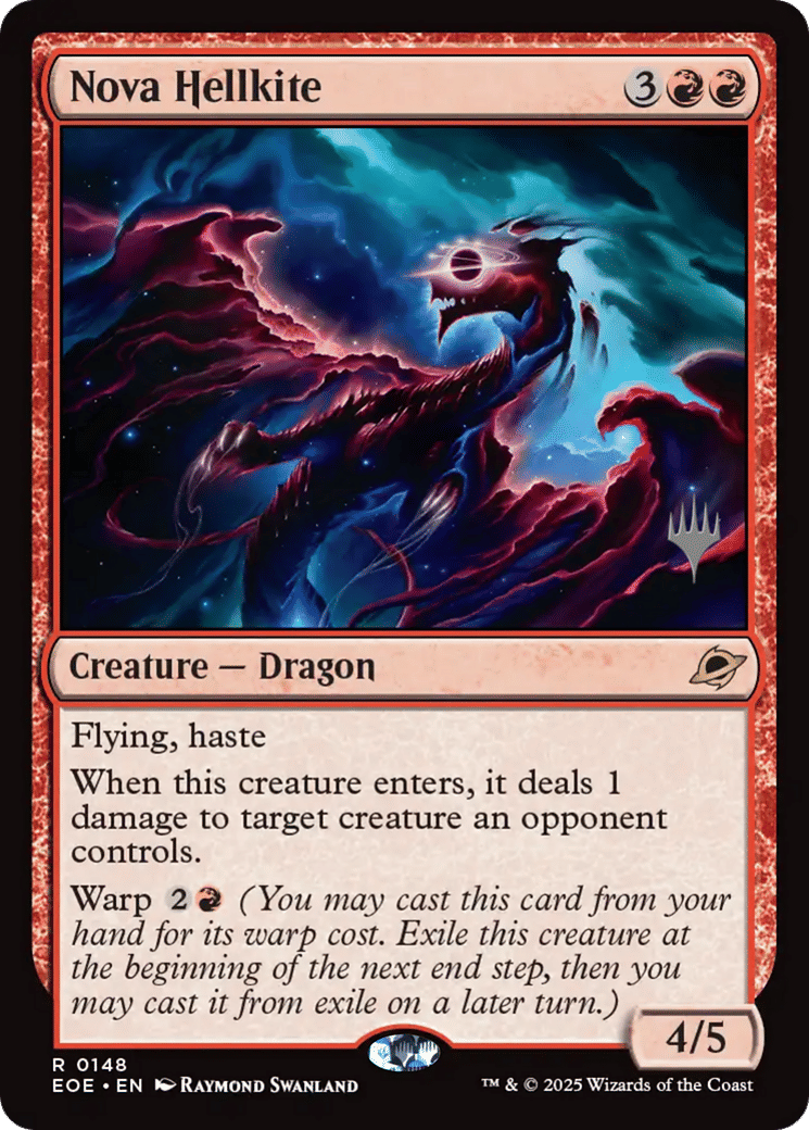 Nova Hellkite — Edge of Eternities Promos — Magic: The Gathering