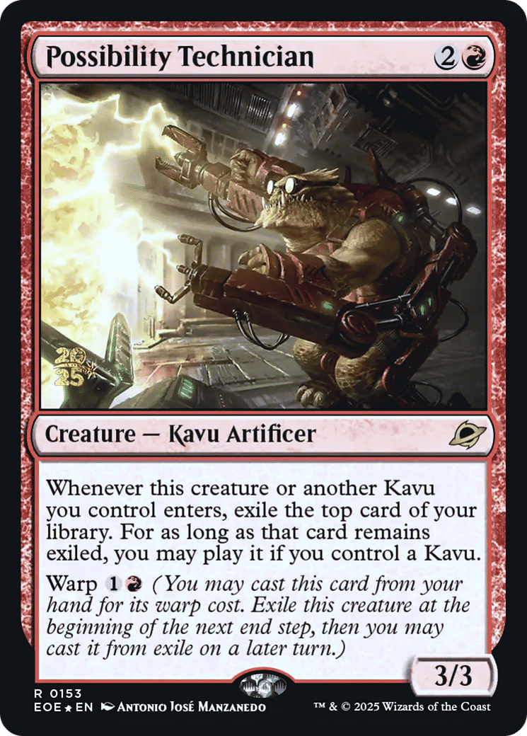 Possibility Technician — Edge of Eternities Promos — Magic: The Gathering