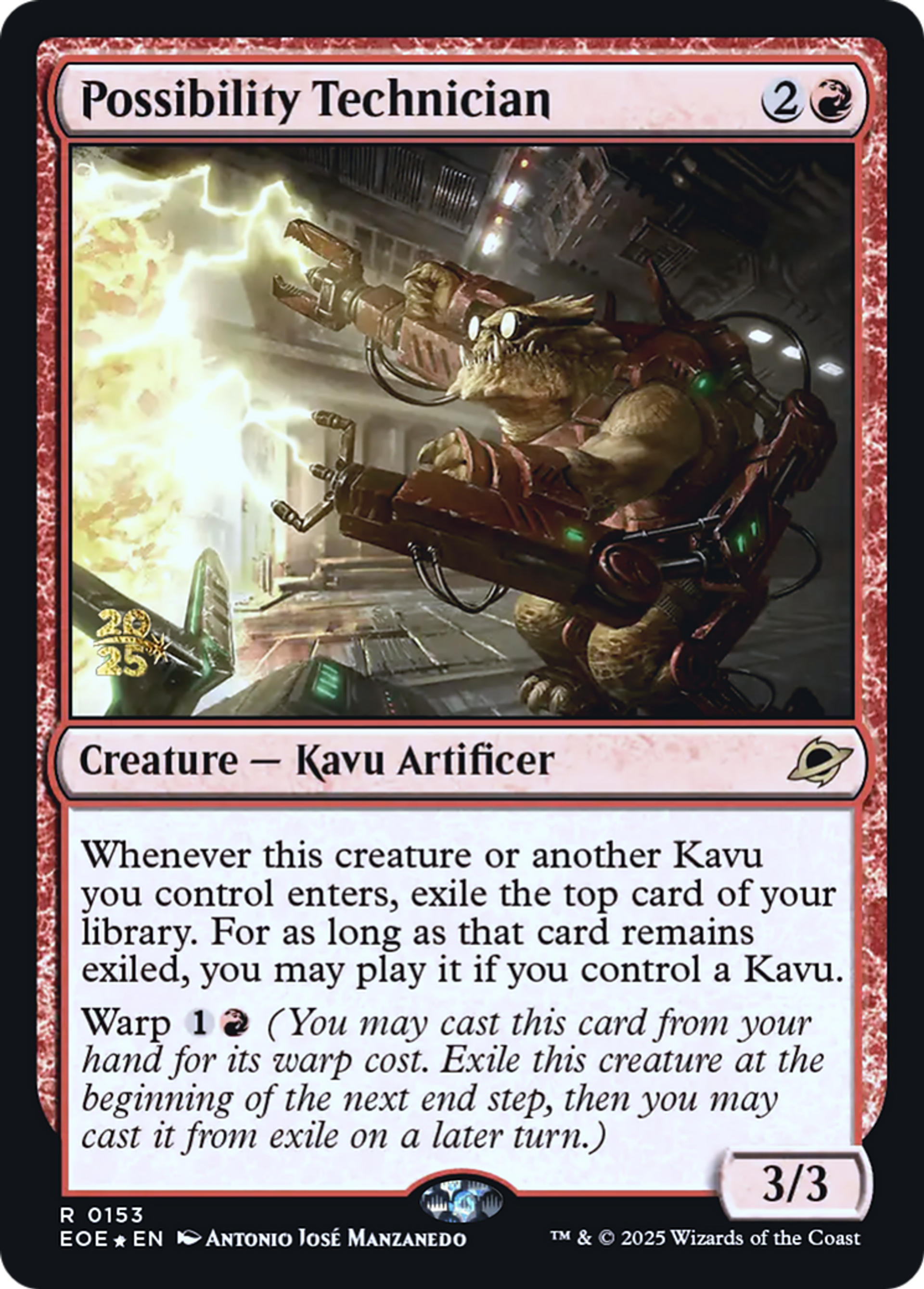 Possibility Technician — Edge of Eternities Promos — Magic: The Gathering