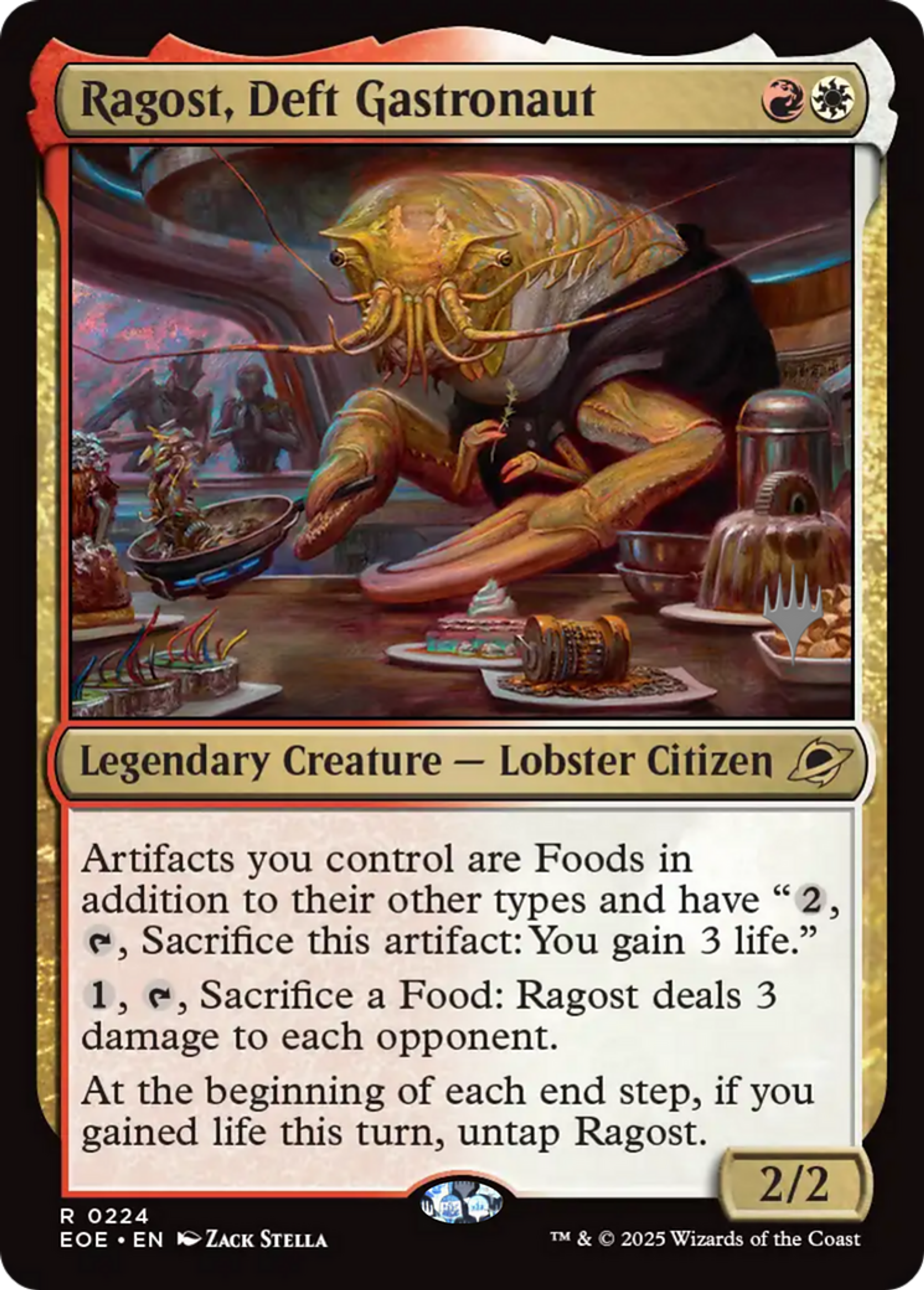 Ragost, Deft Gastronaut — Edge of Eternities Promos — Magic: The Gathering