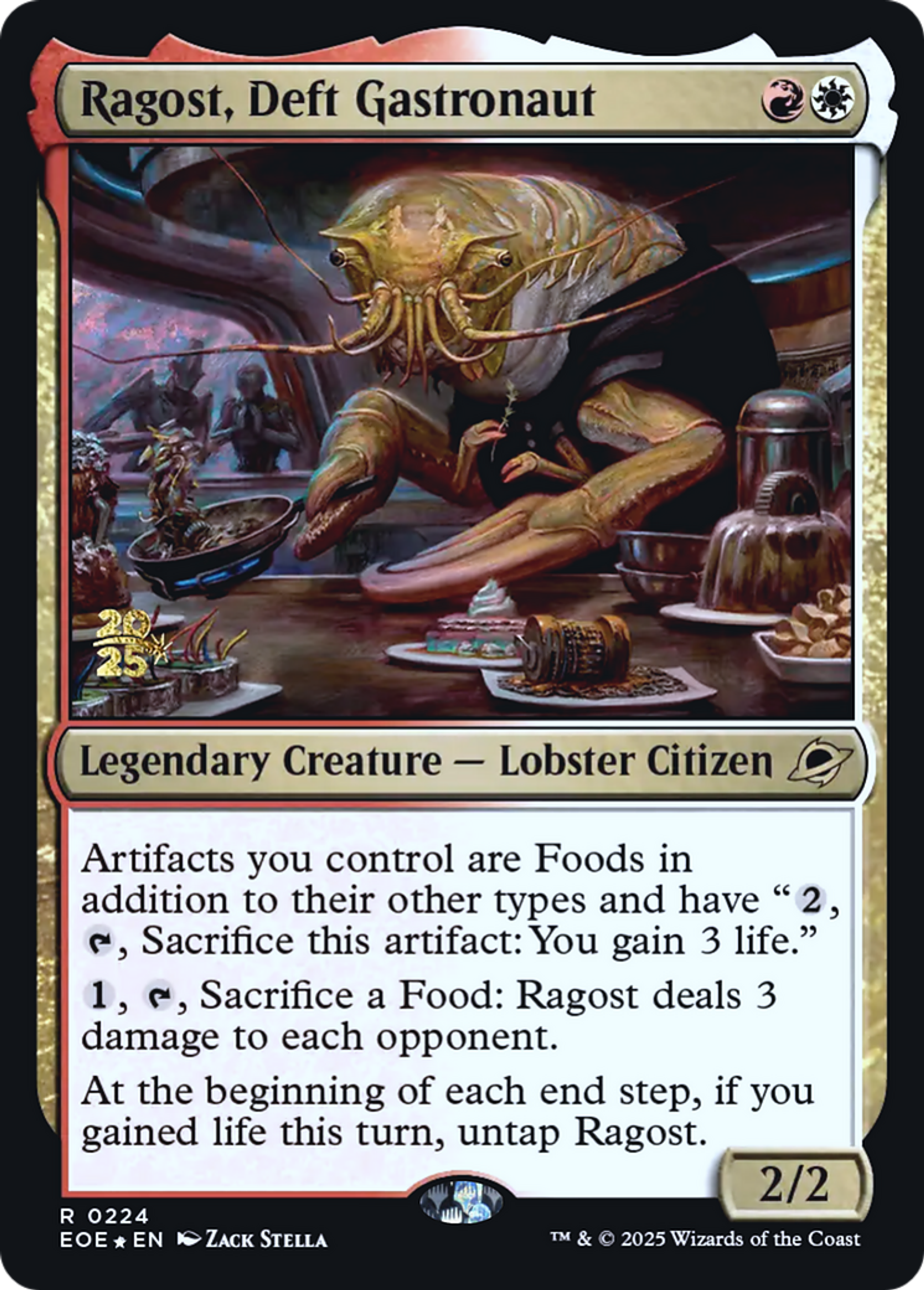 Ragost, Deft Gastronaut — Edge of Eternities Promos — Magic: The Gathering
