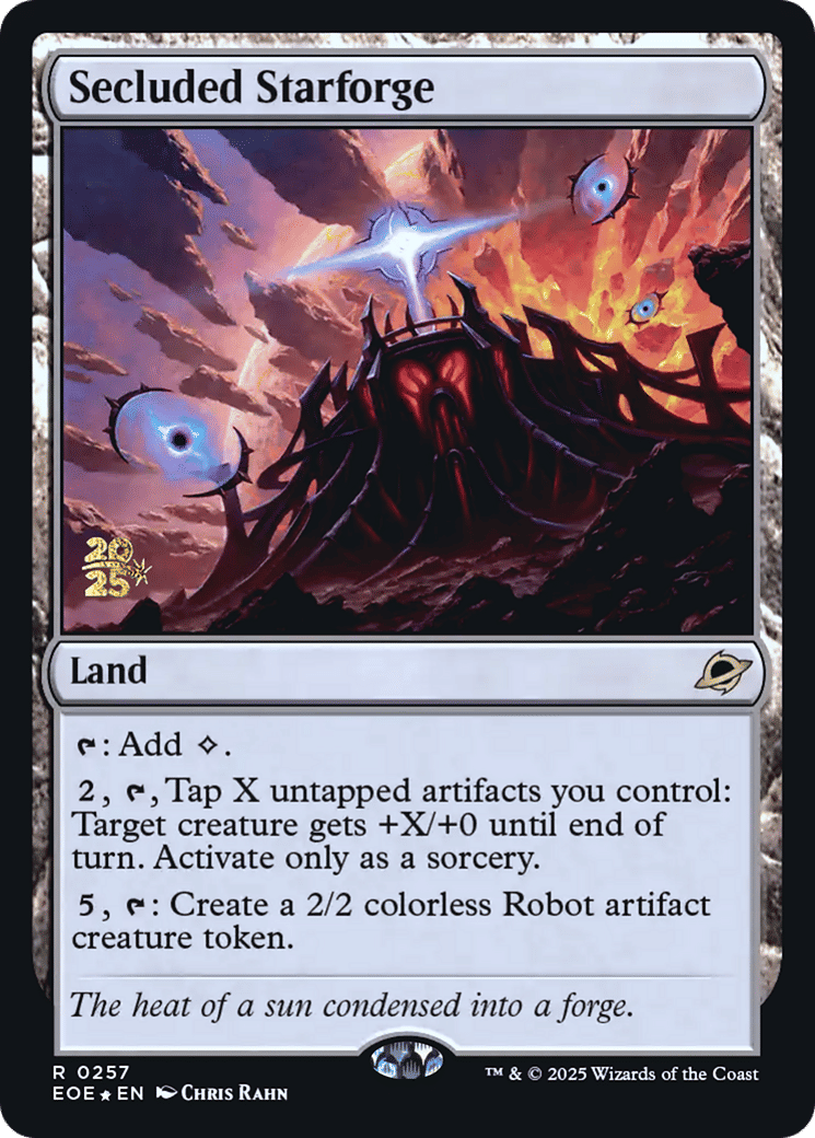 Secluded Starforge — Edge of Eternities Promos — Magic: The Gathering