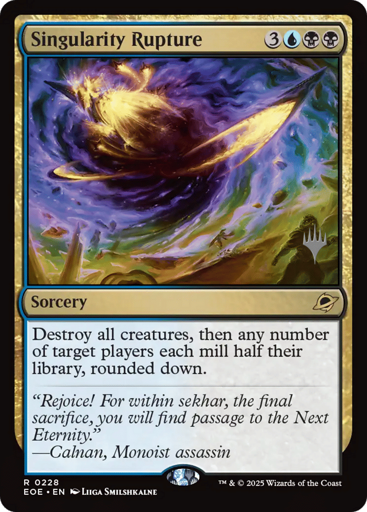 Singularity Rupture — Edge of Eternities Promos — Magic: The Gathering