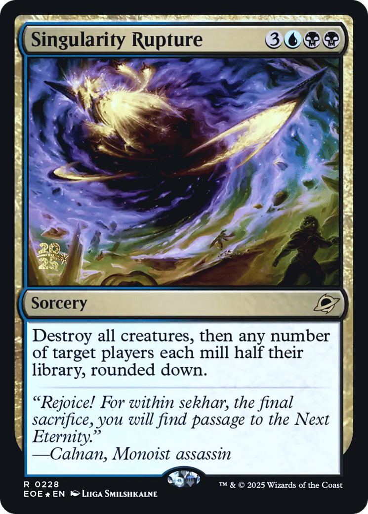 Singularity Rupture — Edge of Eternities Promos — Magic: The Gathering