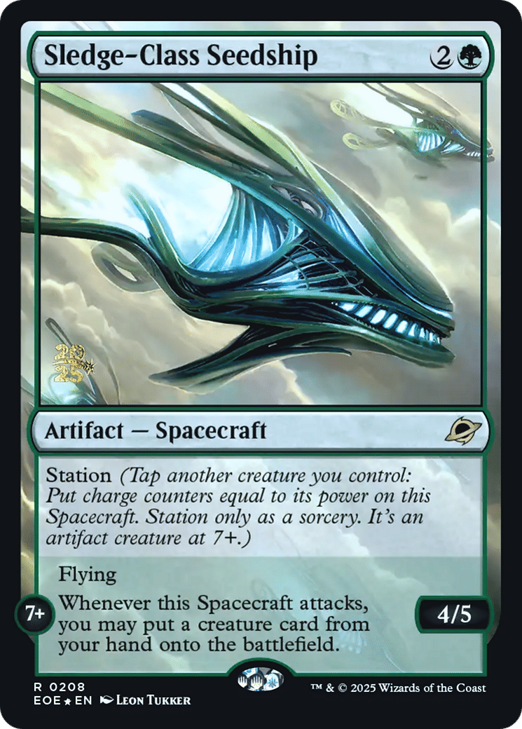 Sledge-Class Seedship — Edge of Eternities Promos — Magic: The Gathering