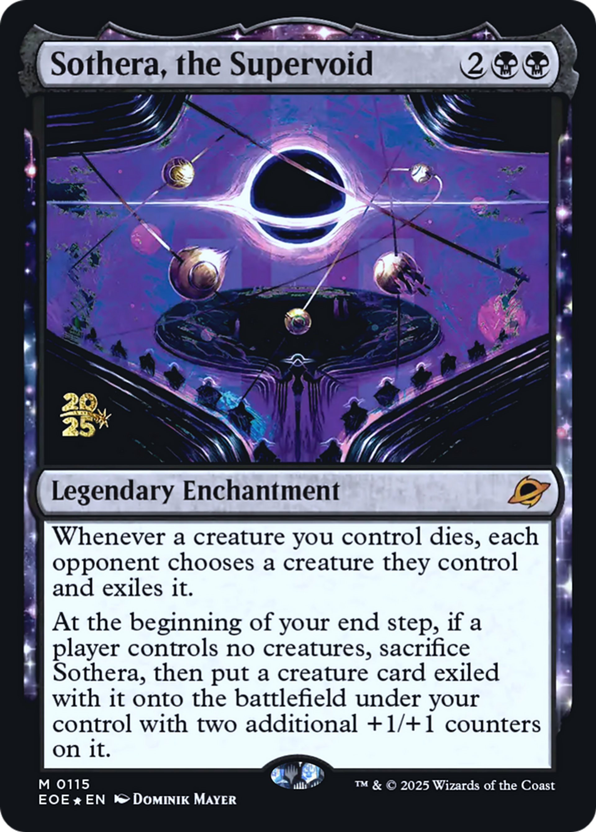 Sothera, the Supervoid — Edge of Eternities Promos — Magic: The Gathering