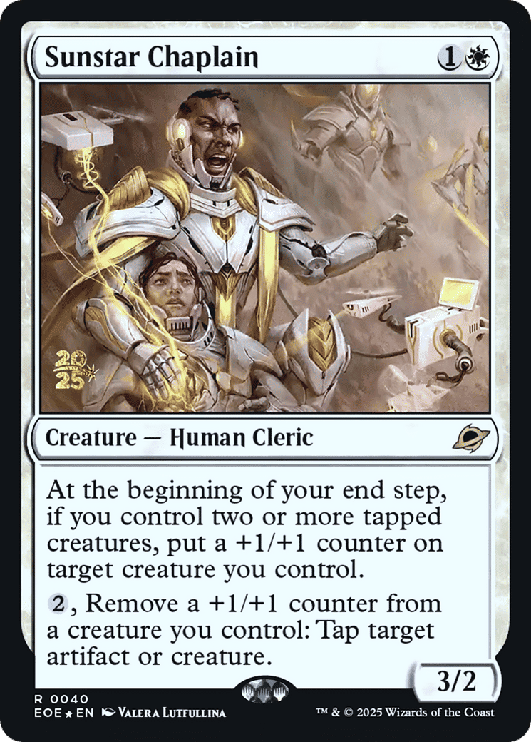 Sunstar Chaplain — Edge of Eternities Promos — Magic: The Gathering