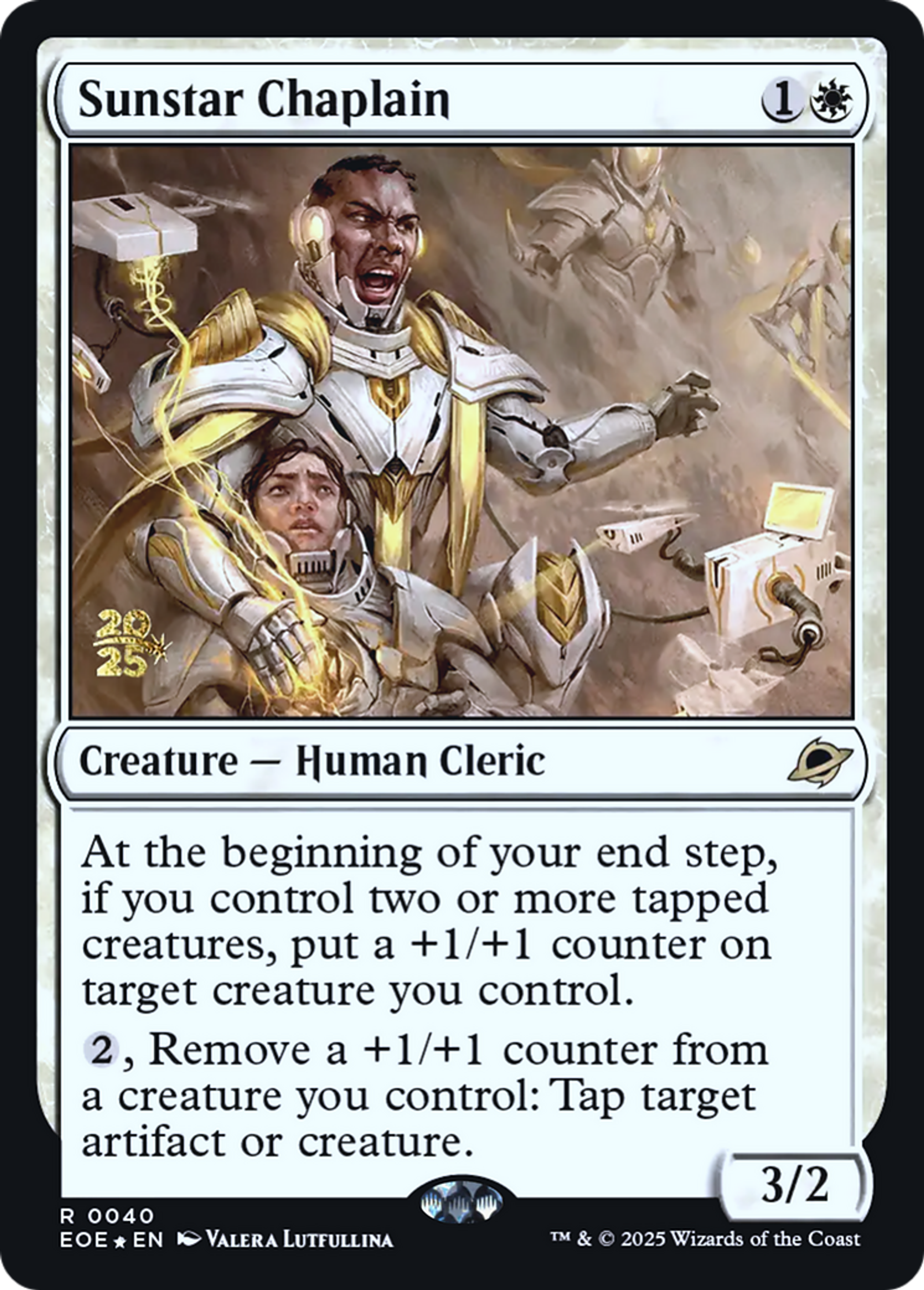 Sunstar Chaplain — Edge of Eternities Promos — Magic: The Gathering