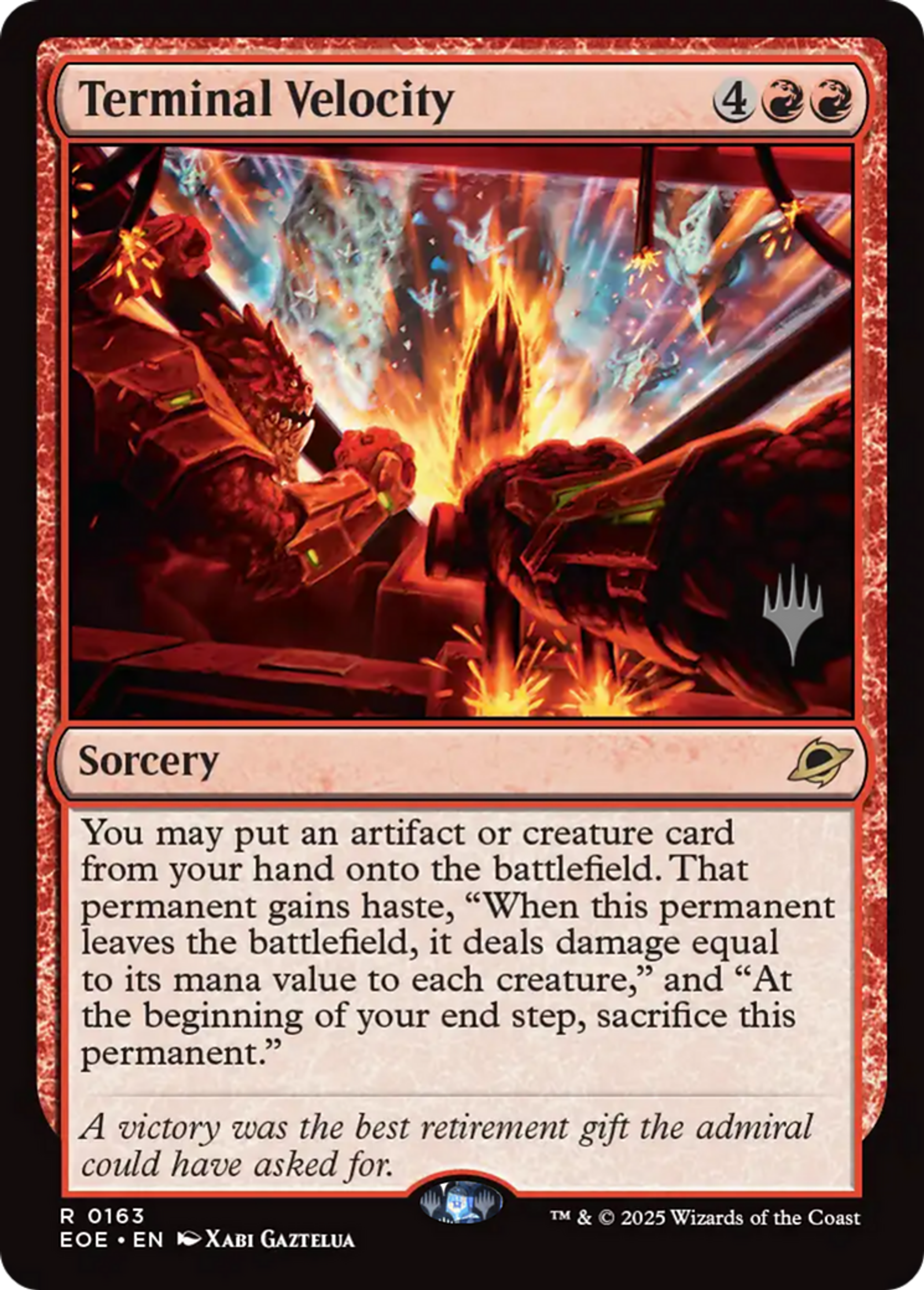 Terminal Velocity — Edge of Eternities Promos — Magic: The Gathering