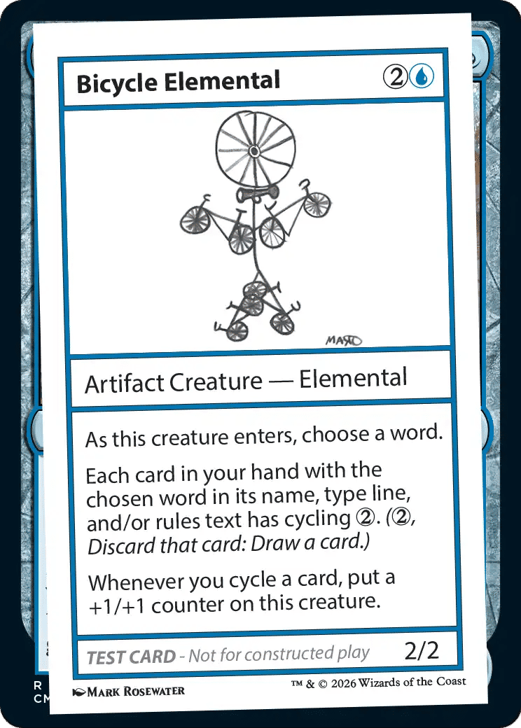 Bicycle Elemental — MagicFest 2026 — Magic: The Gathering