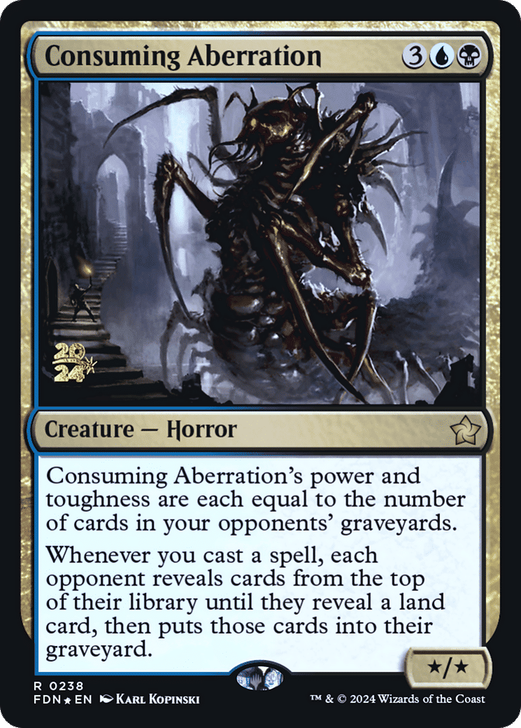 Consuming Aberration — Foundations Promos — Magic: The Gathering