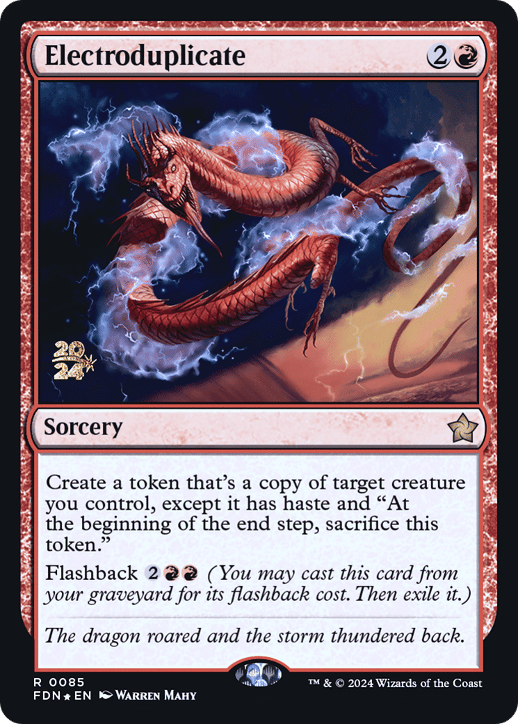 Electroduplicate — Foundations Promos — Magic: The Gathering