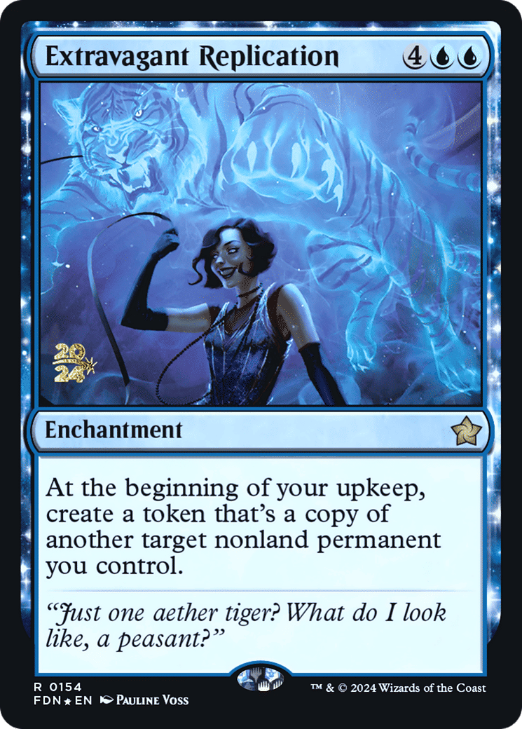 Extravagant Replication — Foundations Promos — Magic: The Gathering