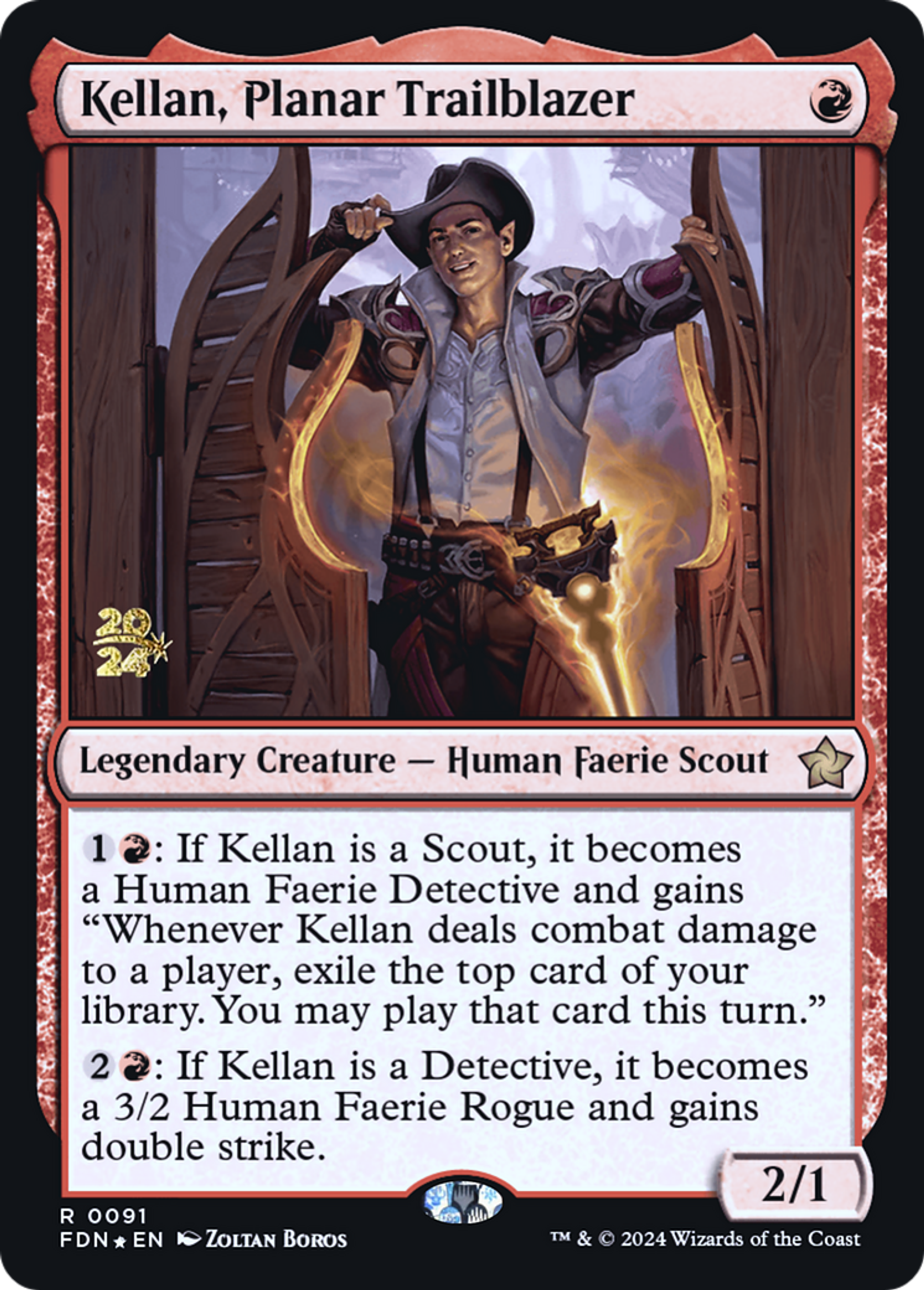 Kellan, Planar Trailblazer — Foundations Promos — Magic: The Gathering
