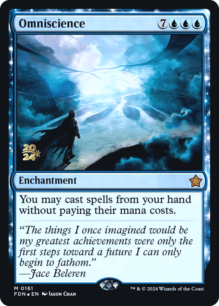 Omniscience — Foundations Promos — Magic: The Gathering