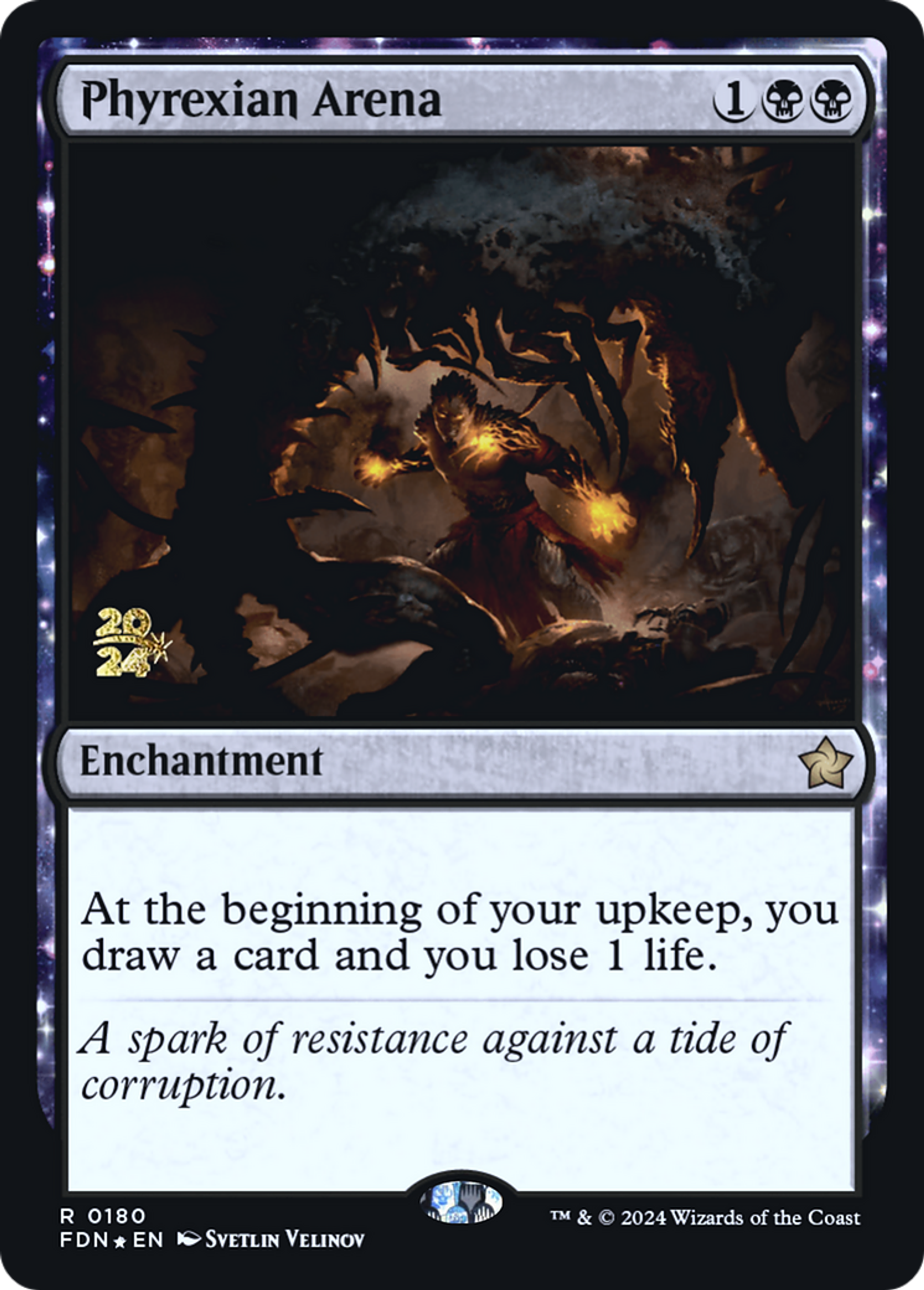 Phyrexian Arena — Foundations Promos — Magic: The Gathering
