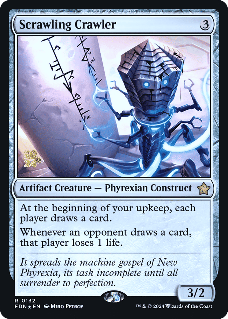 Scrawling Crawler — Foundations Promos — Magic: The Gathering