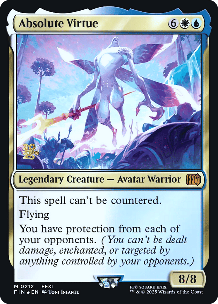 Absolute Virtue — Final Fantasy Promos — Magic: The Gathering