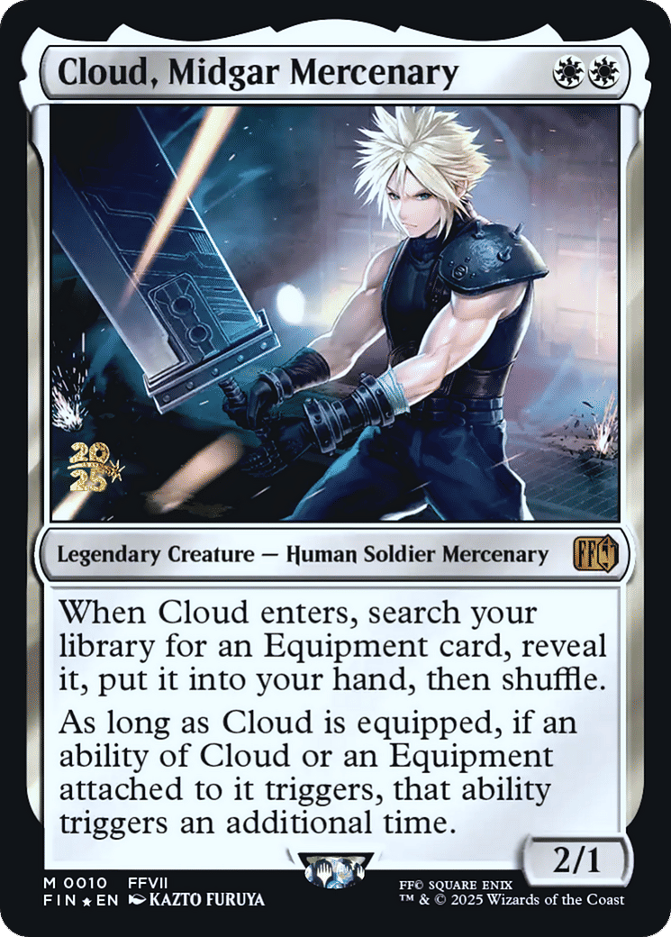 Cloud, Midgar Mercenary — Final Fantasy Promos — Magic: The Gathering