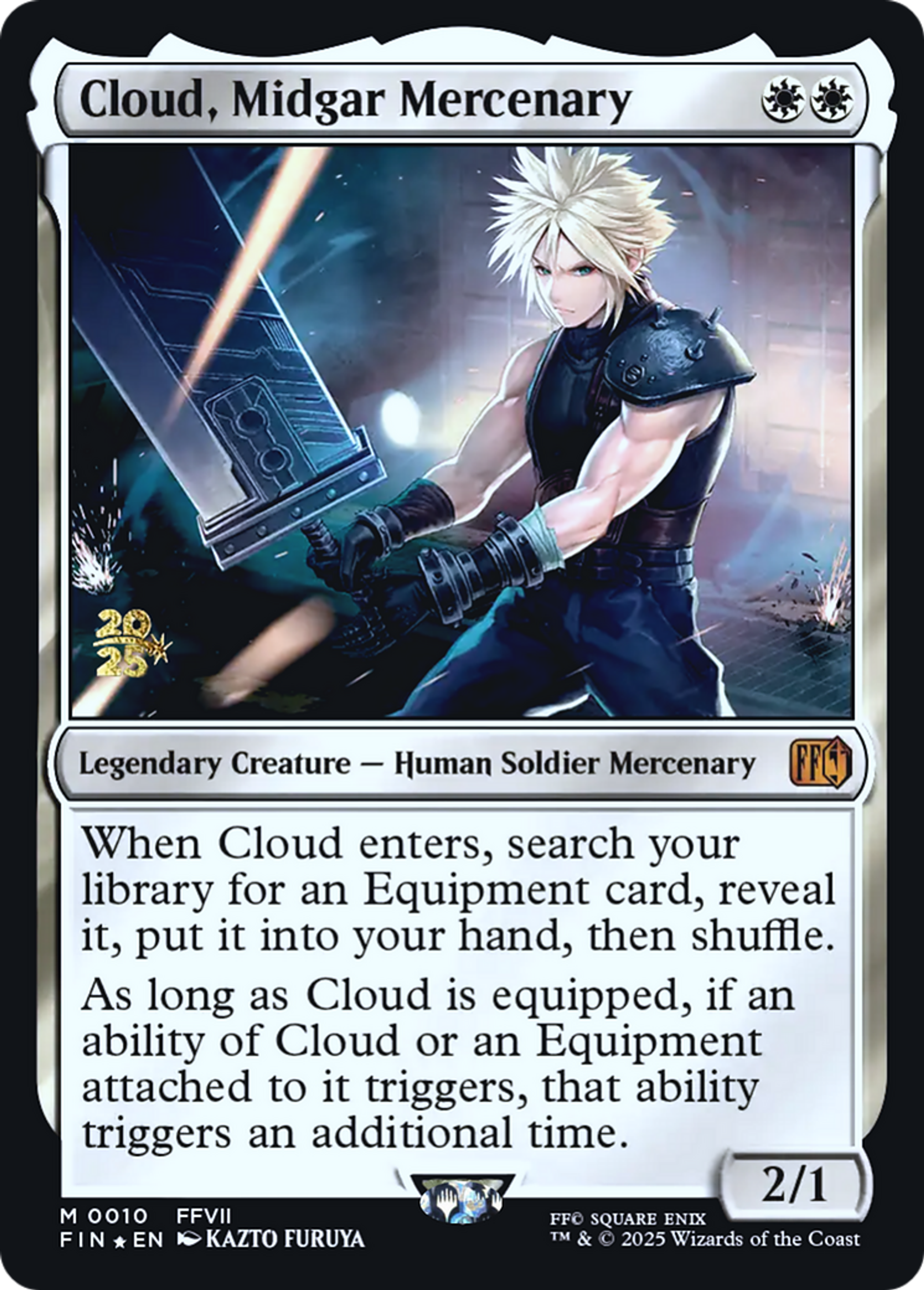 Cloud, mercenaire de Midgar — Final Fantasy Promos — Magic: The Gathering