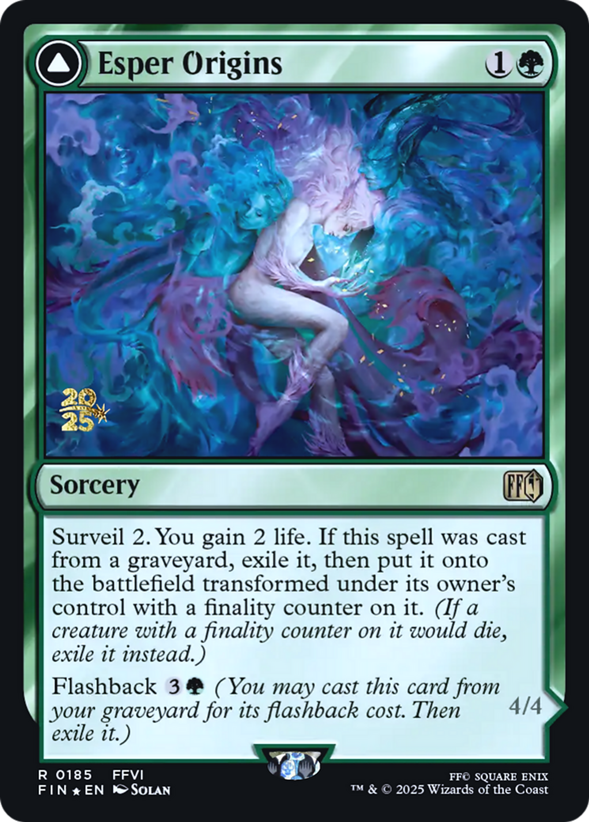 Un lien entre humain et chimère // Invocation : Marthym — Final Fantasy Promos — Magic: The Gathering