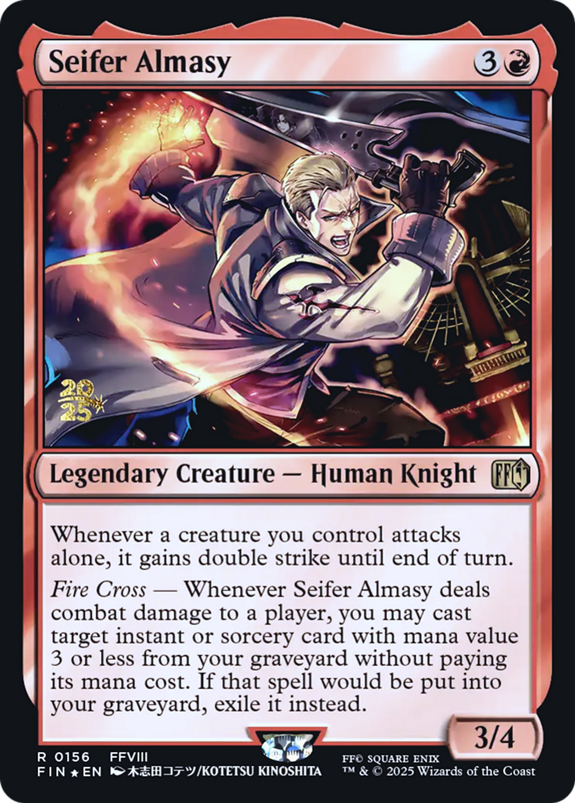 Seifer Almasy — Final Fantasy Promos — Magic: The Gathering