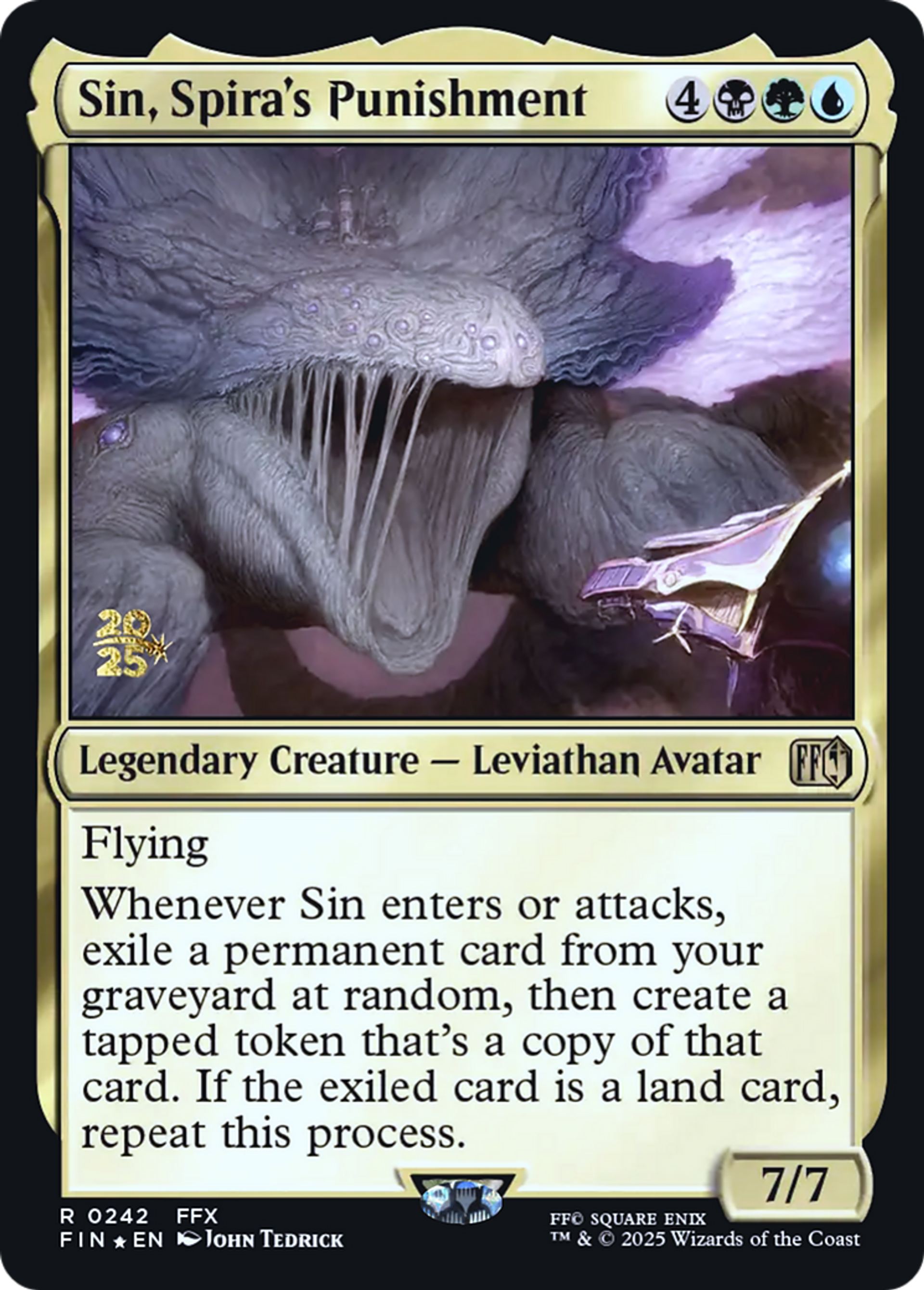 Sin, châtiment de Spira — Final Fantasy Promos — Magic: The Gathering